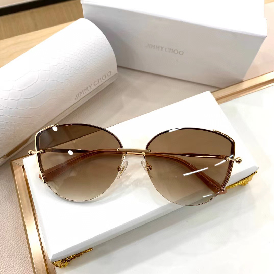 JIMMY CHOO 지미추 FW2024 원형 프레임 선글라스 10