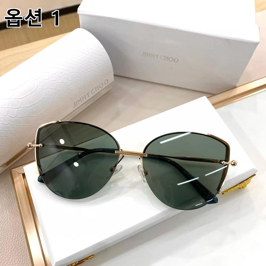 JIMMY CHOO 지미추 FW2024 원형 프레임 선글라스 11