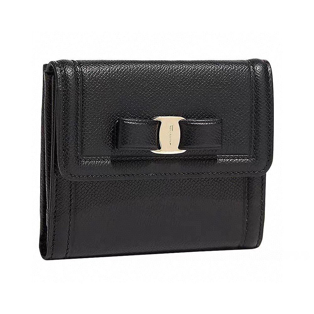 Ferragamo 살바토레 페라가모 FW2023 Vara 리본 장식 소가죽 지갑 1