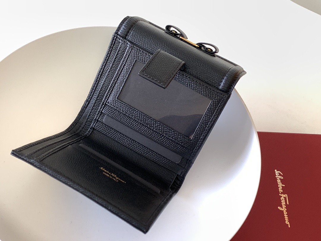 Ferragamo 살바토레 페라가모 FW2023 Vara 리본 장식 소가죽 지갑 7