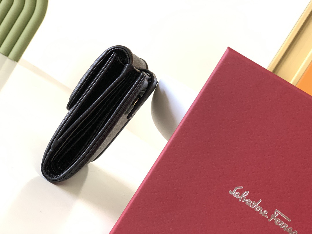 Ferragamo 살바토레 페라가모 FW2023 Vara 리본 장식 소가죽 지갑 11