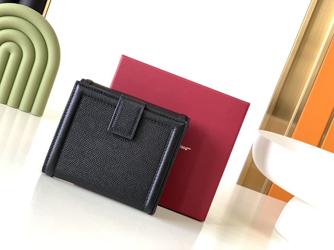 Ferragamo 살바토레 페라가모 FW2023 Vara 리본 장식 소가죽 지갑 12