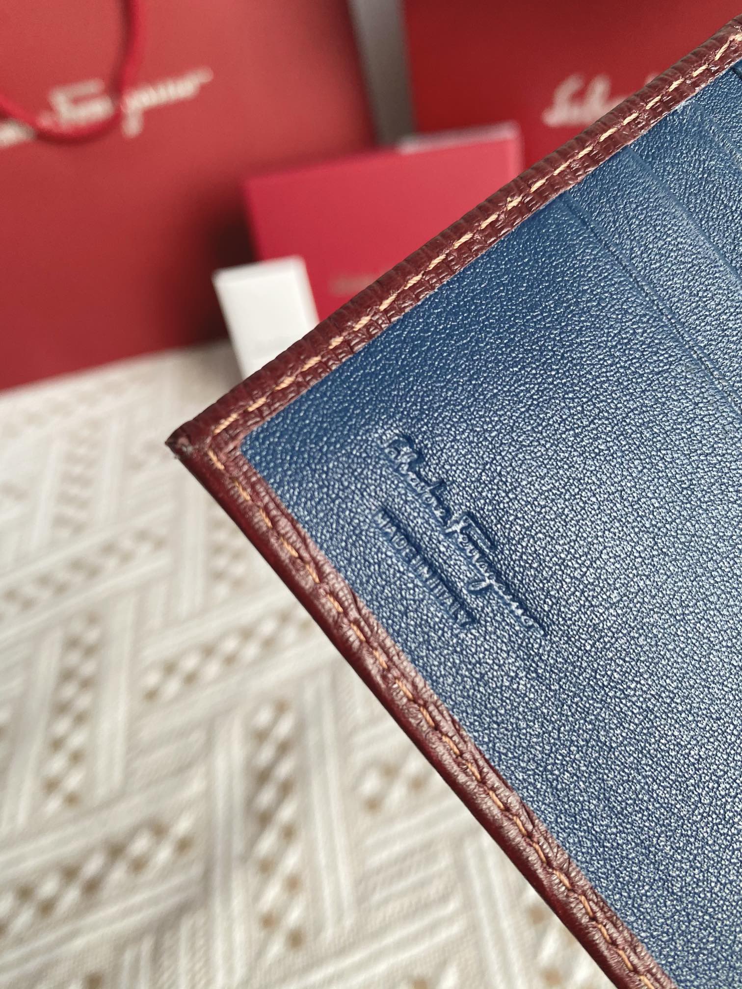 FERRAGAMO 살바토레 페라가모 FW2023 물결무늬 소가죽 지갑 7