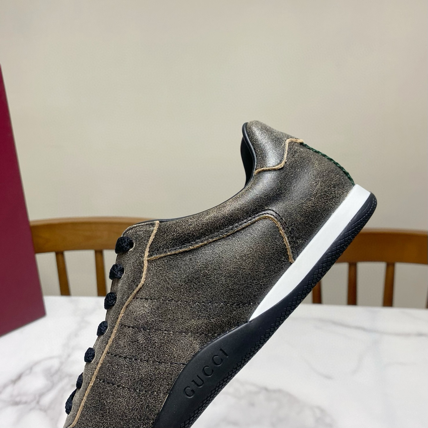 Gucci 구찌 Shift 시리즈 레트로 독일군 스니커즈 7