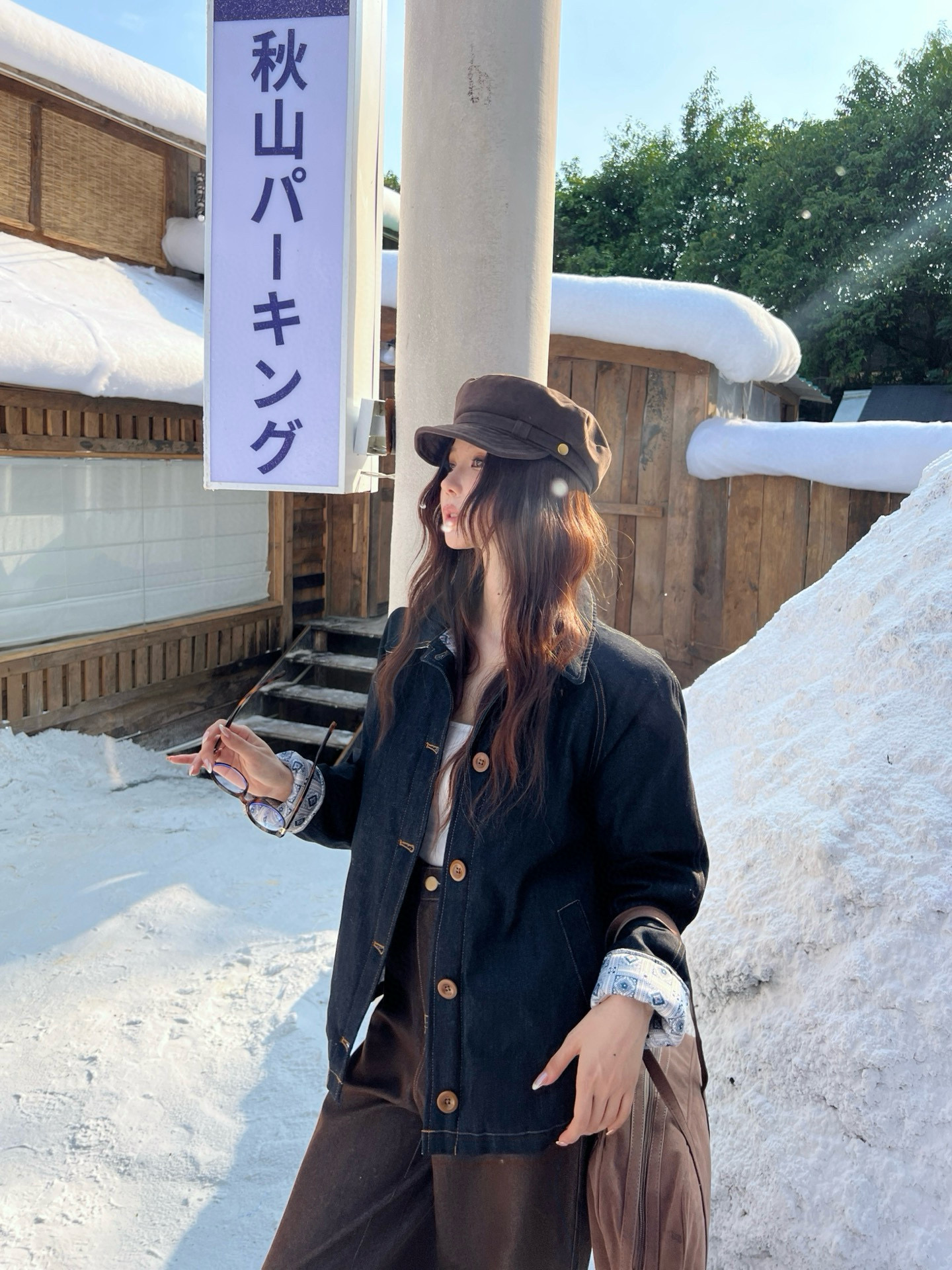 Loro Piana 로로피아나 데님 안감 패턴 카라 자켓 4