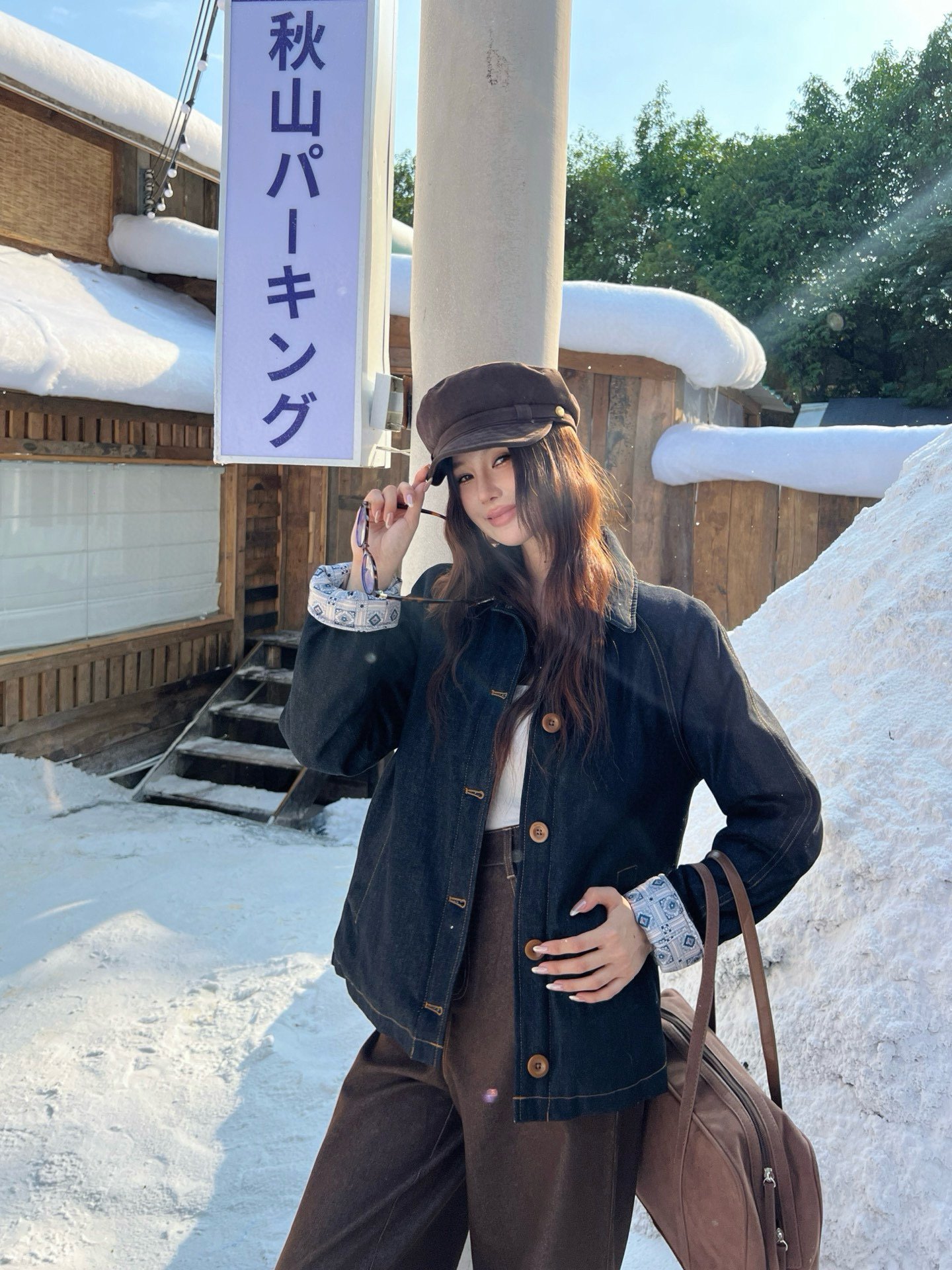 Loro Piana 로로피아나 데님 안감 패턴 카라 자켓 5