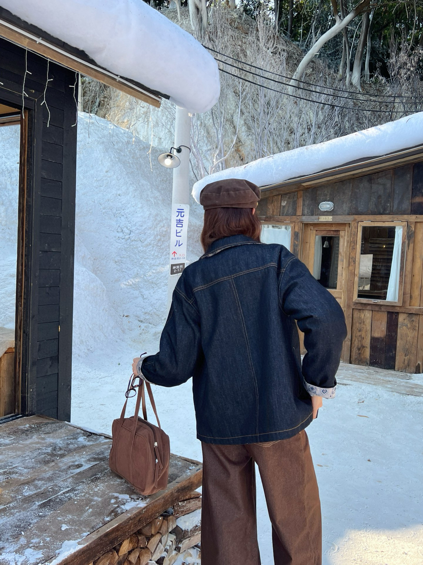 Loro Piana 로로피아나 데님 안감 패턴 카라 자켓 9