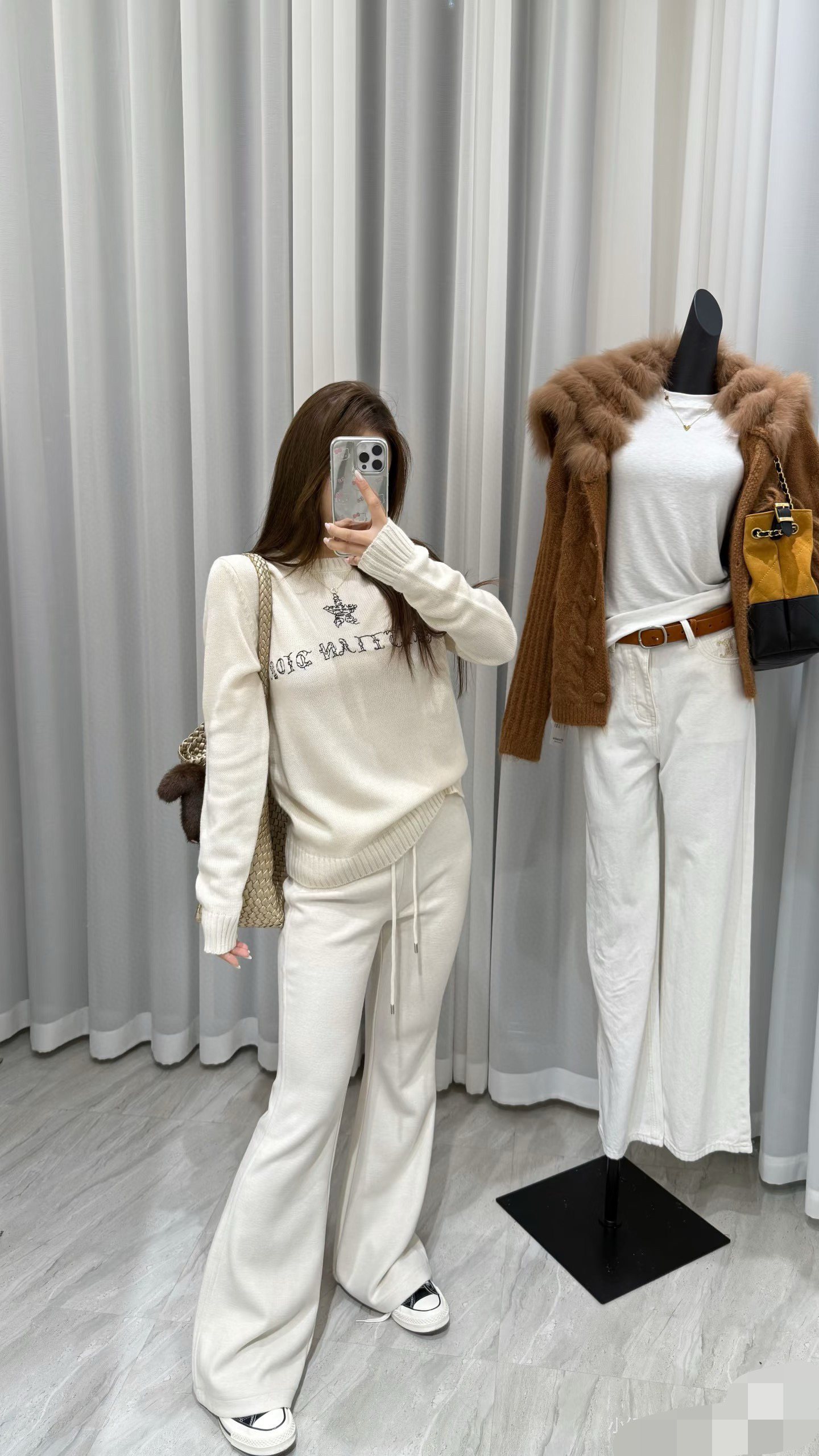 Dior 크리스찬 디올 스타 로고 자수 니트 스웨터 6