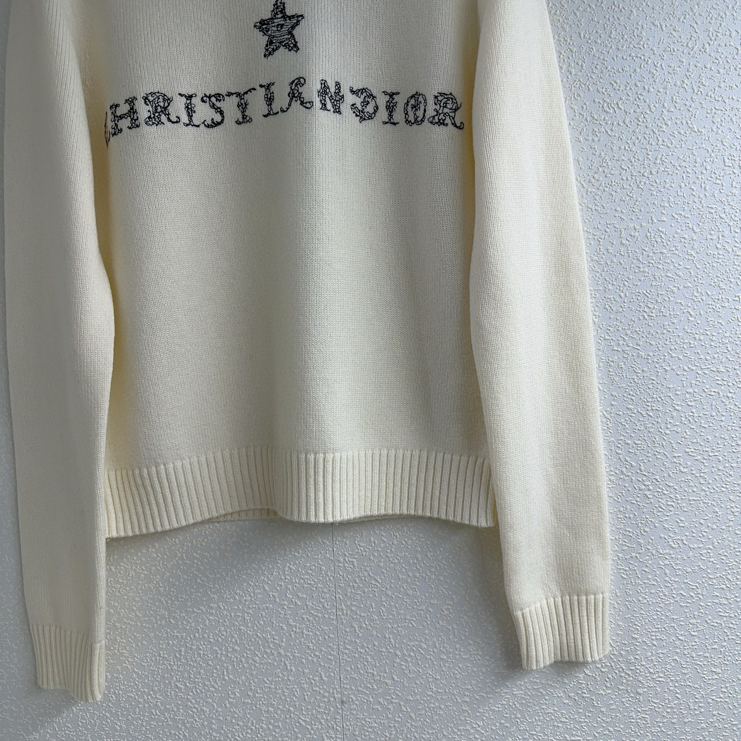 Dior 크리스찬 디올 스타 로고 자수 니트 스웨터 10