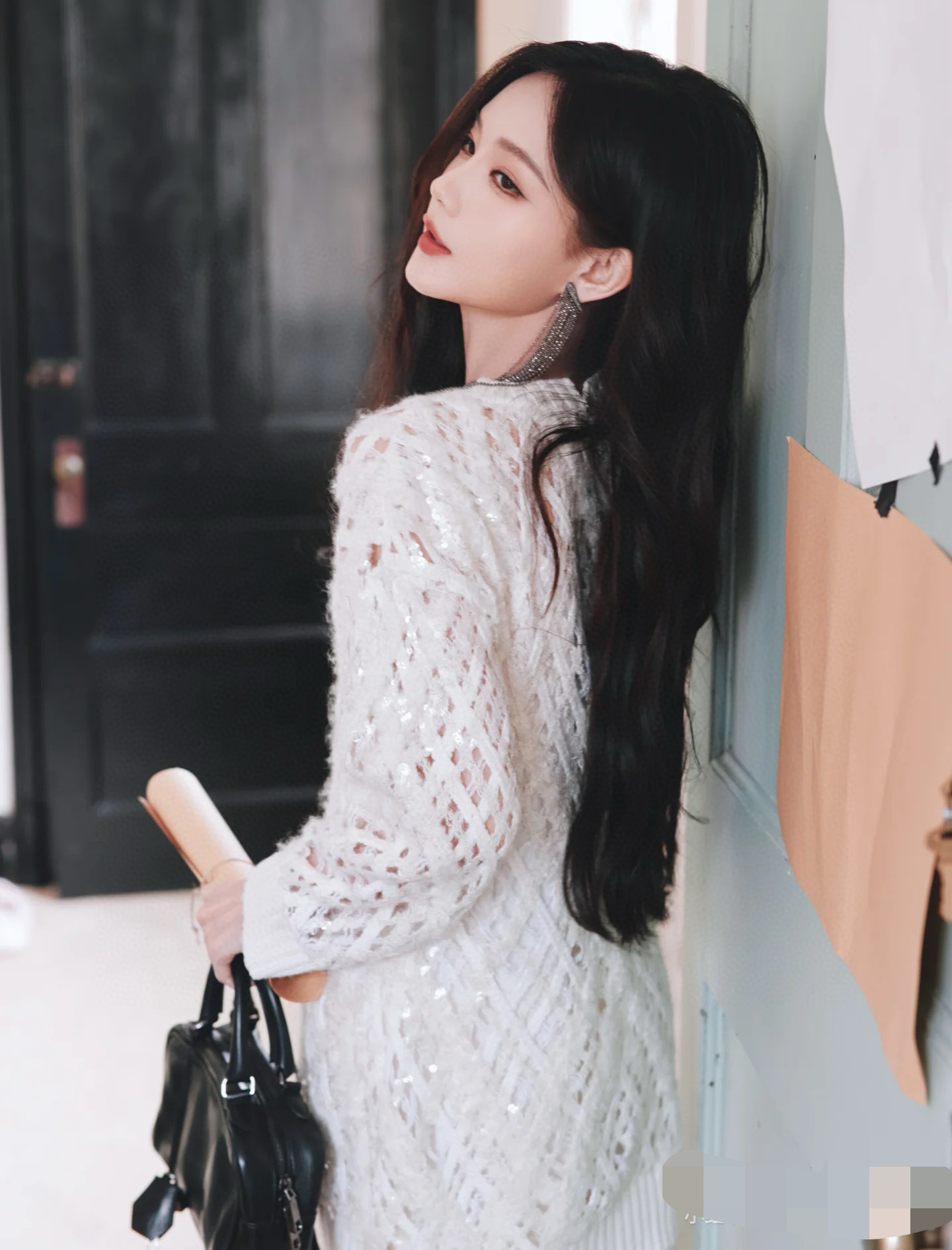 Brunello Cucinelli 브루넬로 쿠치넬리 시퀸 레이스 니트 원피스 9