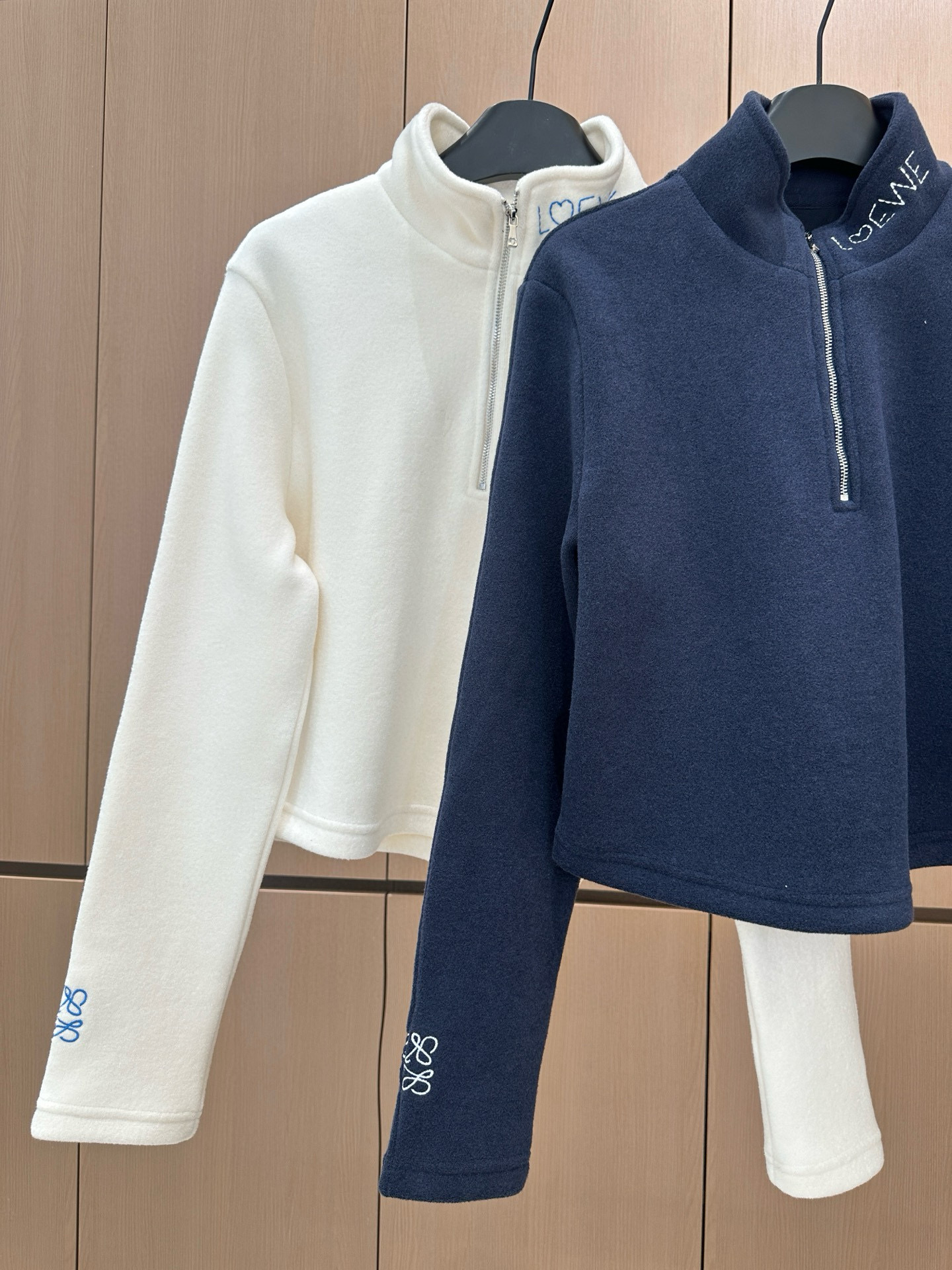 Loewe 로에베 겨울 플리스 하프집업 로고 트레이닝 세트 16