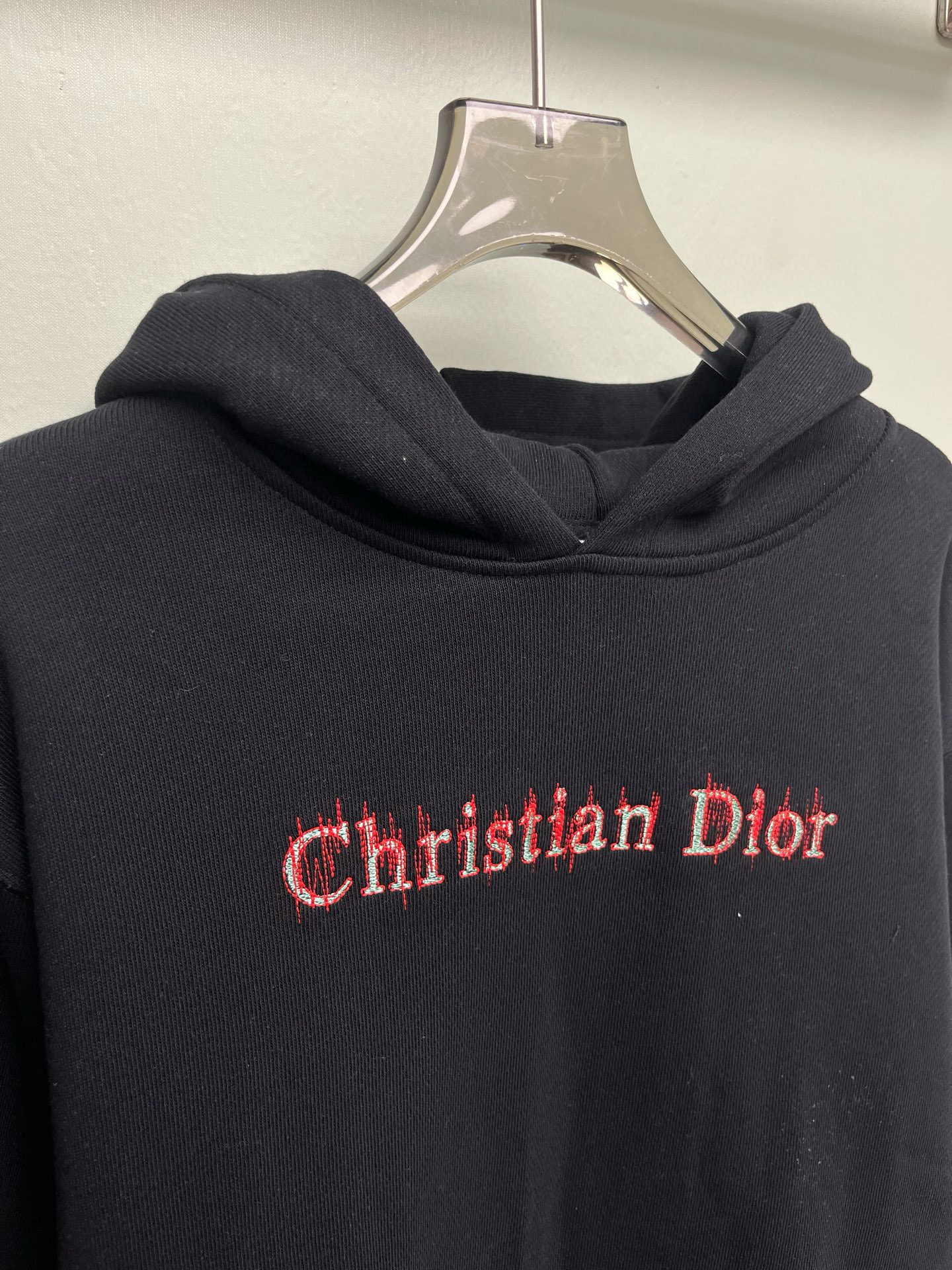 Christian Dior 크리스찬 디올 로고 자수 후드 맨투맨 15