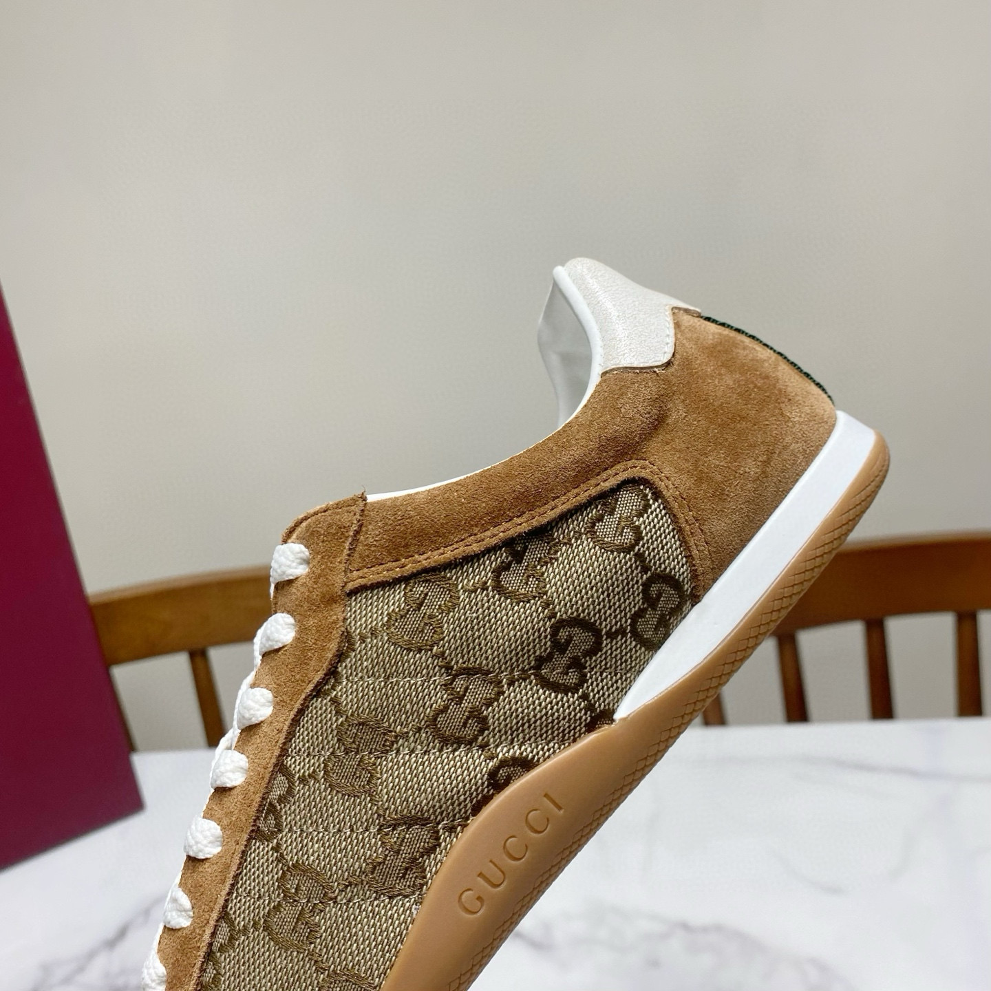 Gucci 구찌 Shift 시리즈 레트로 독일군 스니커즈 8