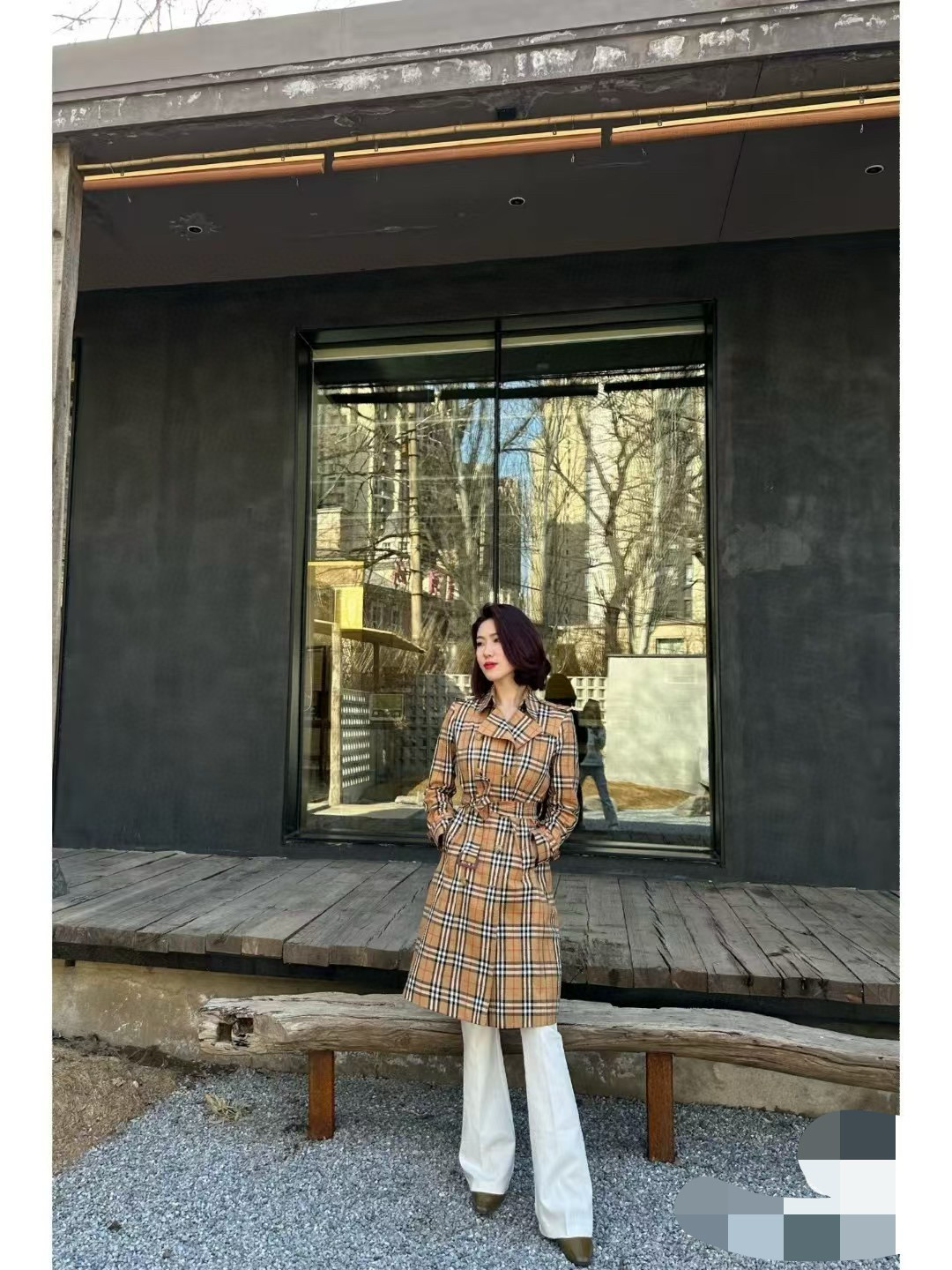 Burberry 버버리 빈티지 체크 더블브레스트 트렌치 코트 7