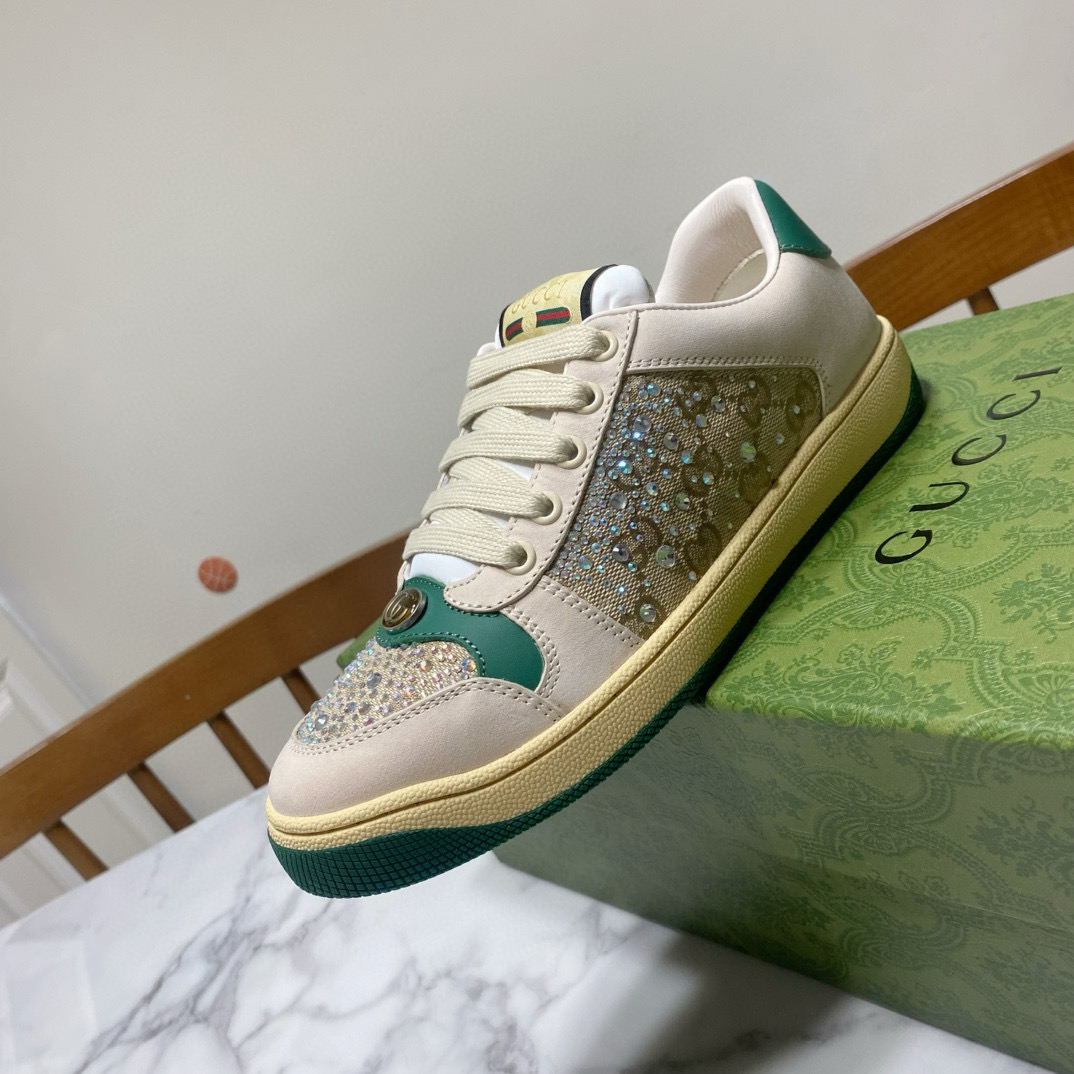 Gucci 구찌 블랙 스팽글 로고 스니커즈 6