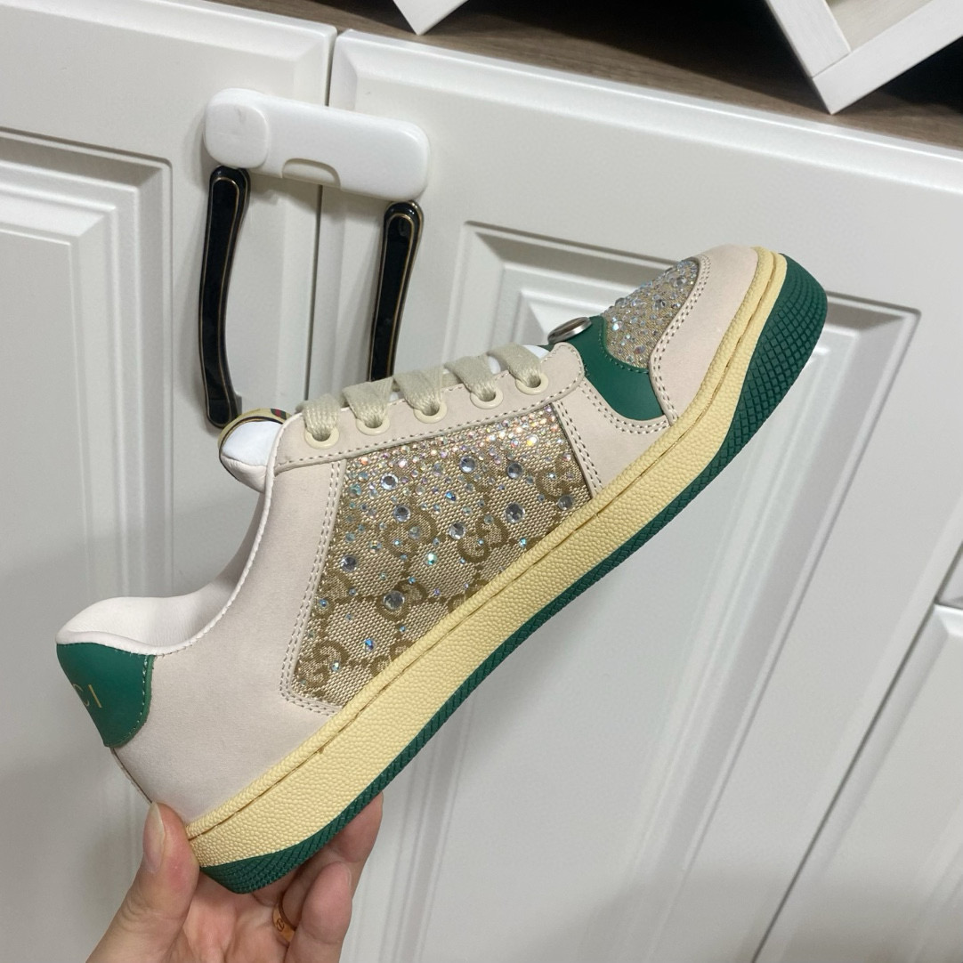 Gucci 구찌 블랙 스팽글 로고 스니커즈 8