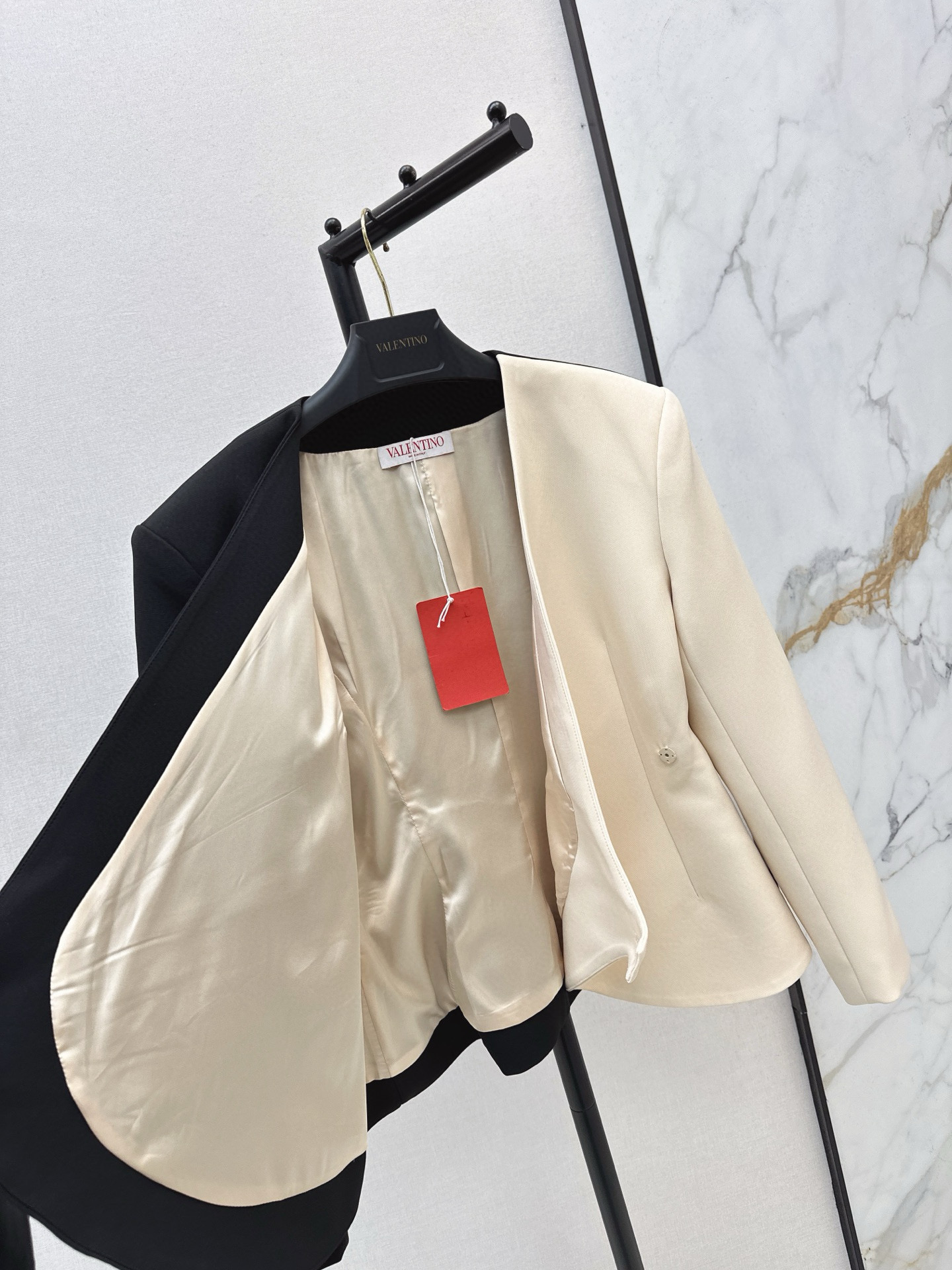 VALENTINO 발렌티노 배색 리본 랩 자켓 7