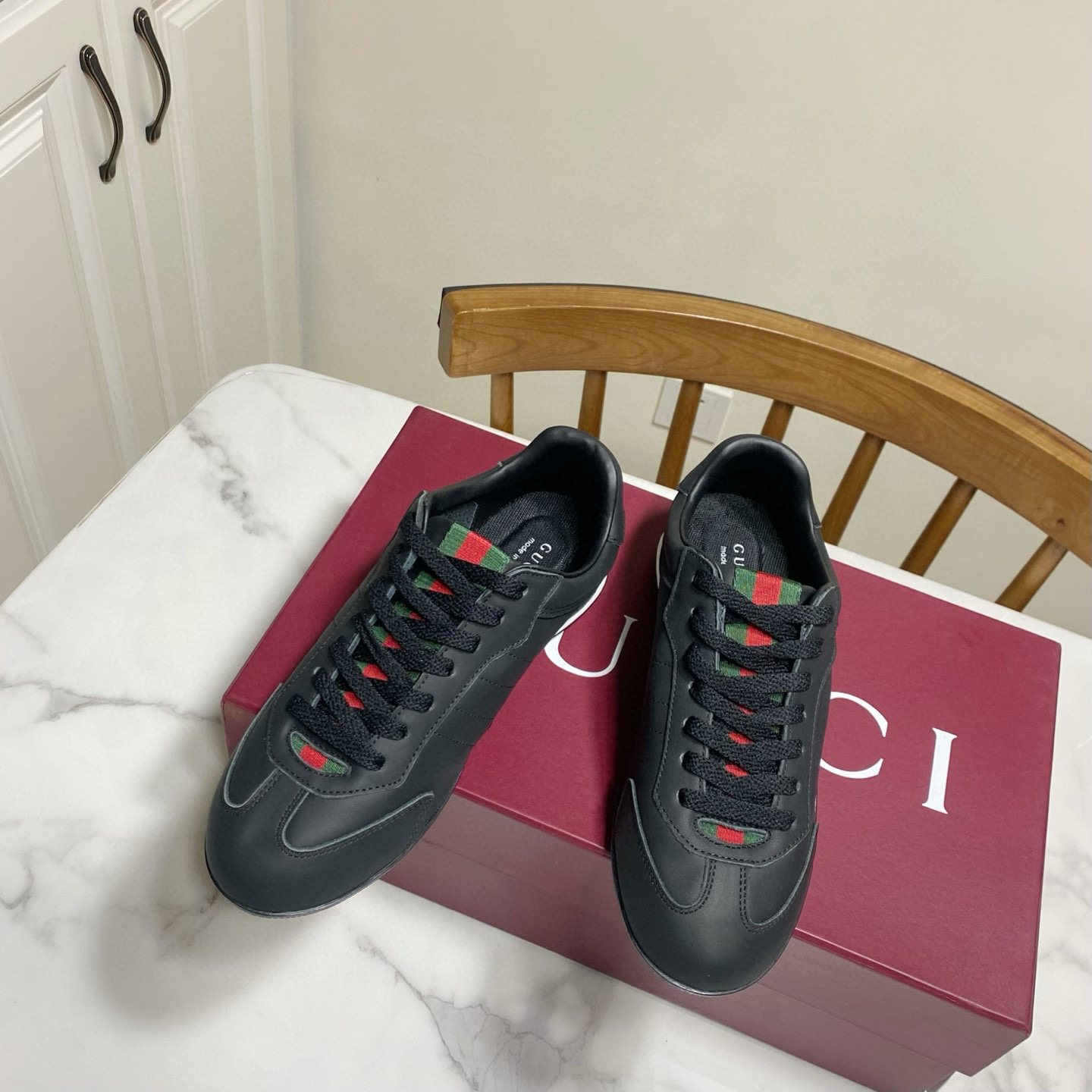 Gucci 구찌 Shift 시리즈 레트로 독일군 스니커즈 7