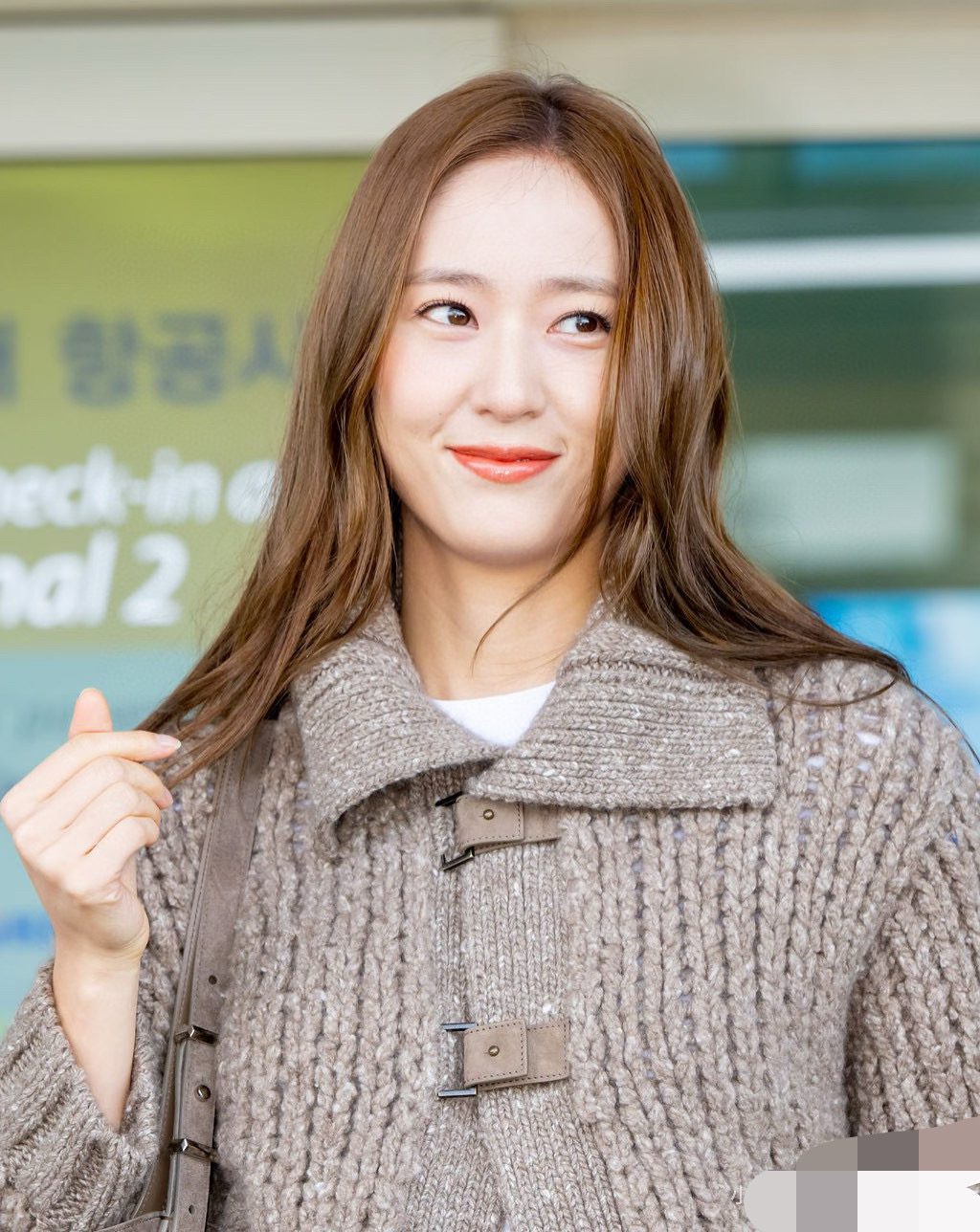 RALPH LAUREN 크롭 핸드메이드 울 더플 니트 가디건 5