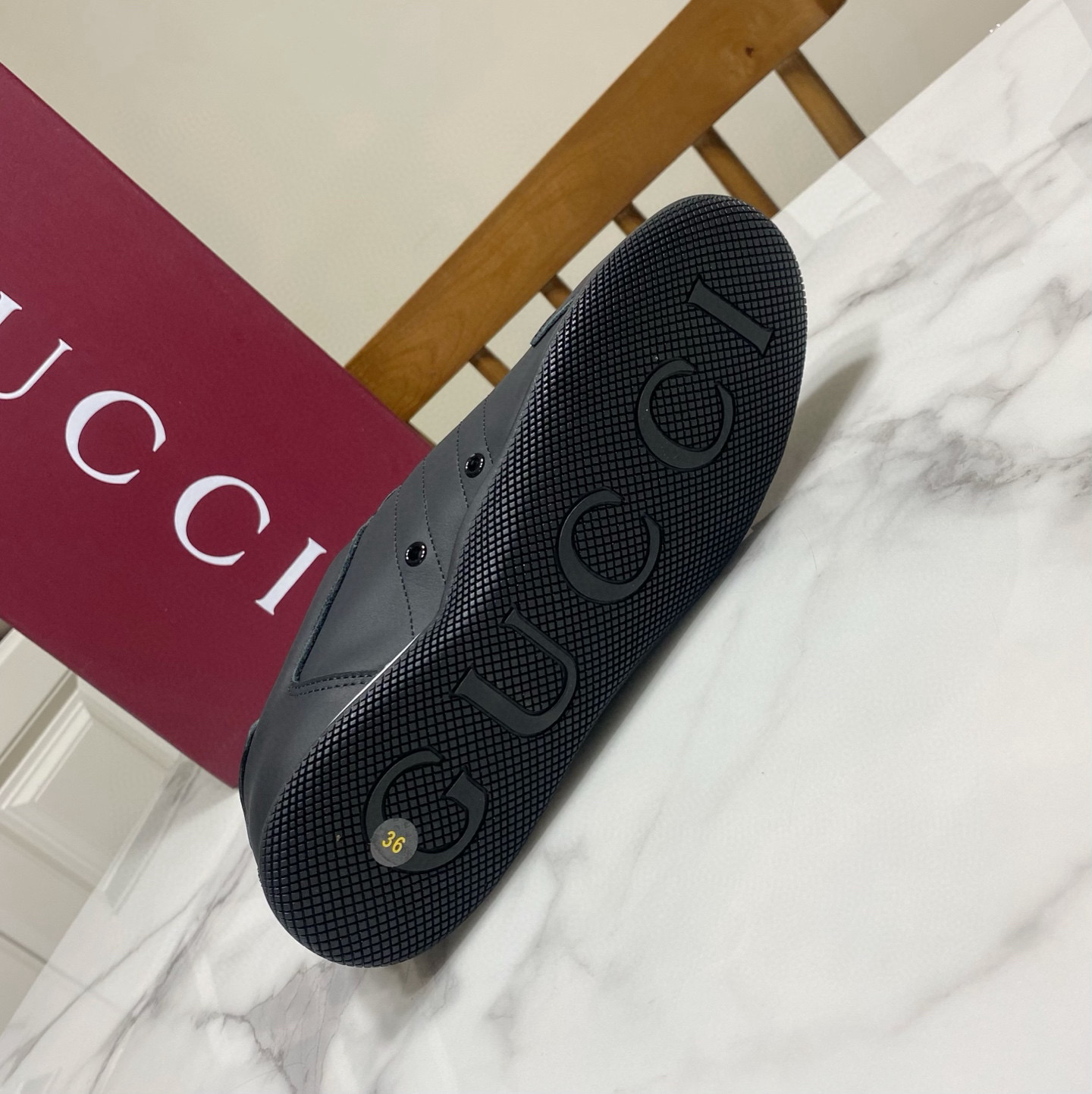 Gucci 구찌 Shift 시리즈 레트로 독일군 스니커즈 5