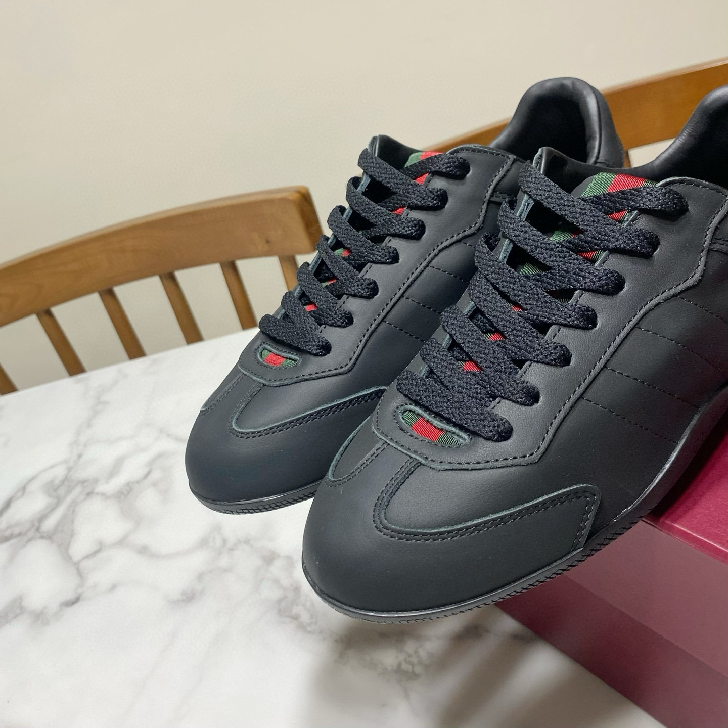 Gucci 구찌 Shift 시리즈 레트로 독일군 스니커즈 6