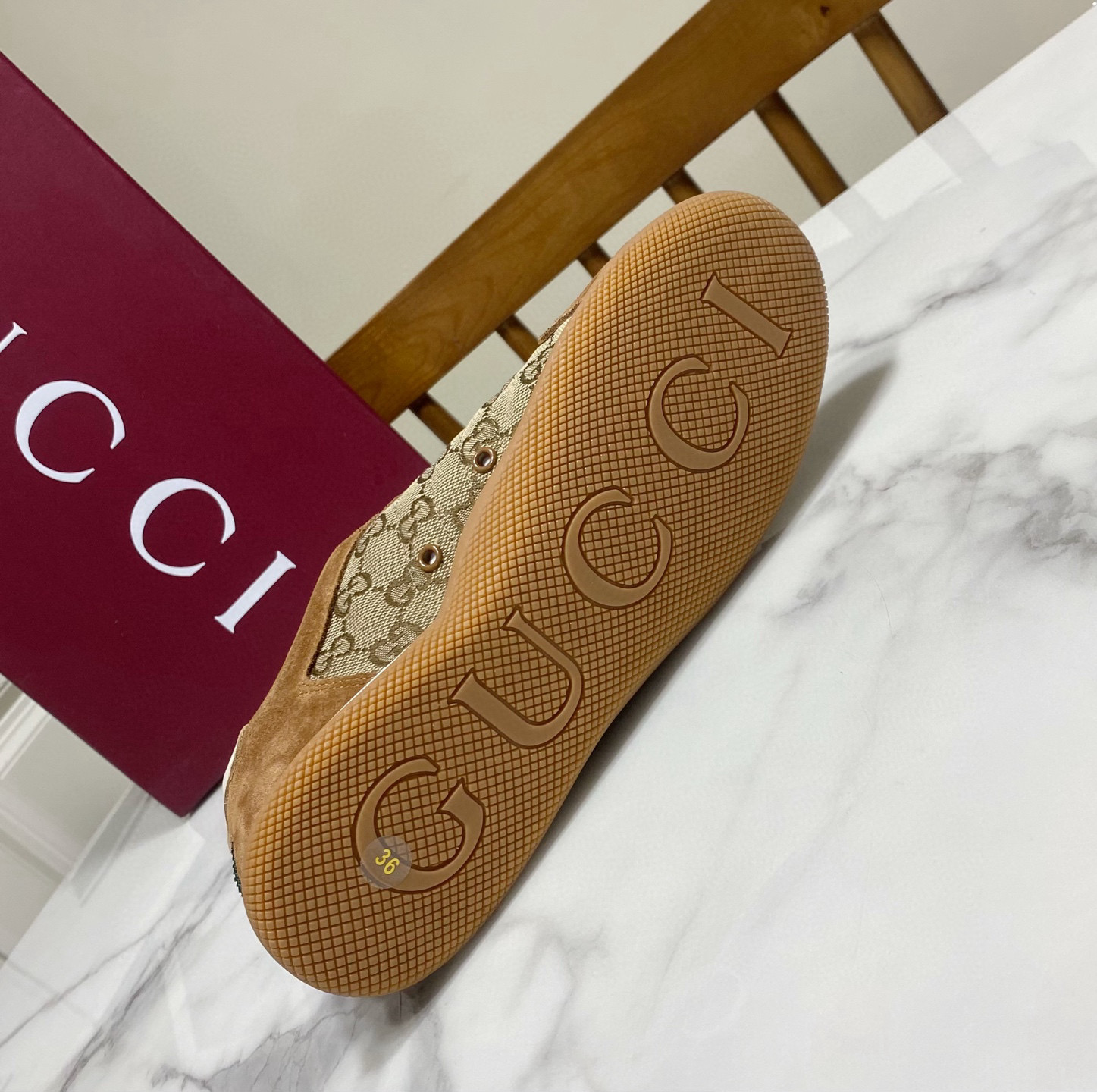 Gucci 구찌 Shift 시리즈 레트로 독일군 스니커즈 5