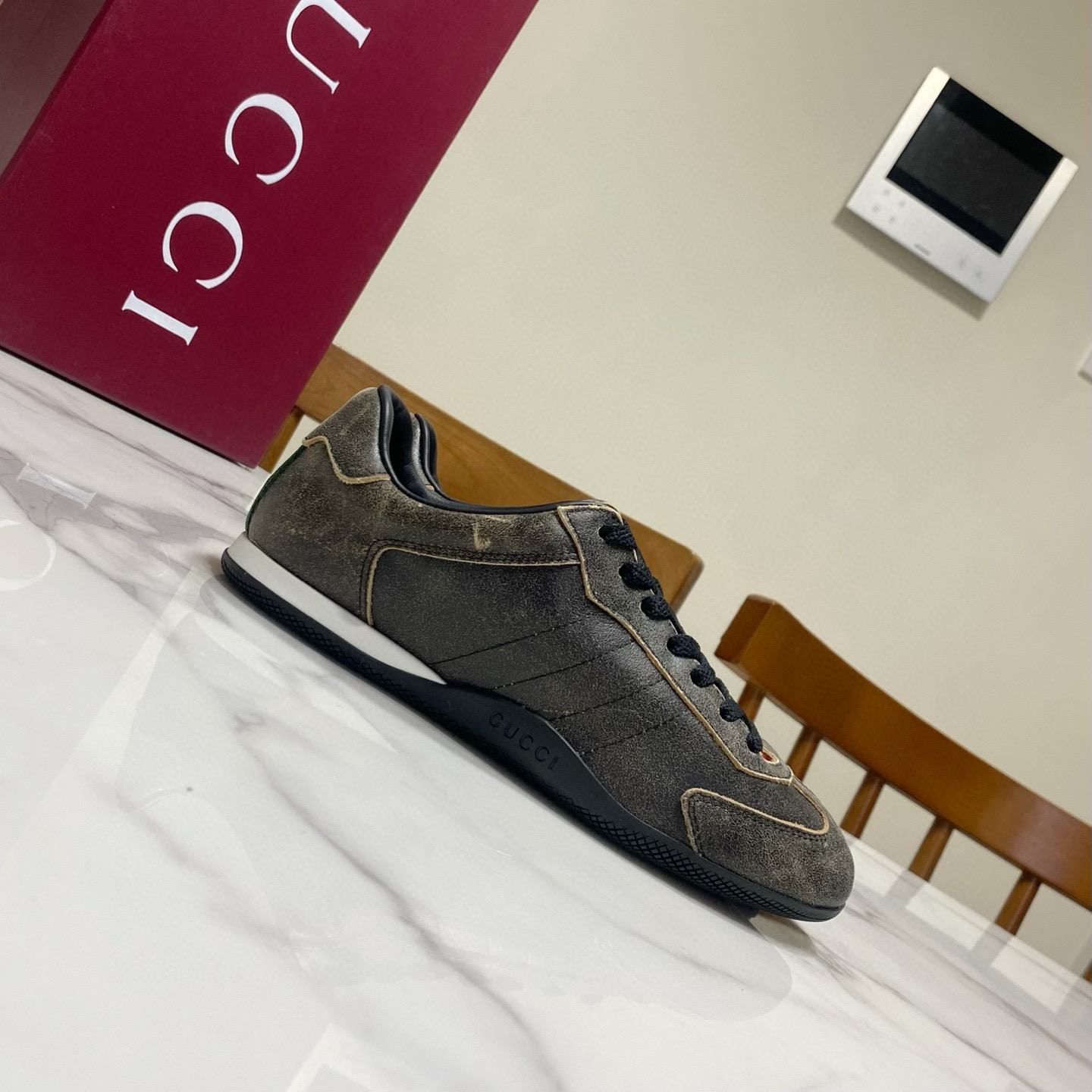 Gucci 구찌 Shift 시리즈 레트로 독일군 스니커즈 2