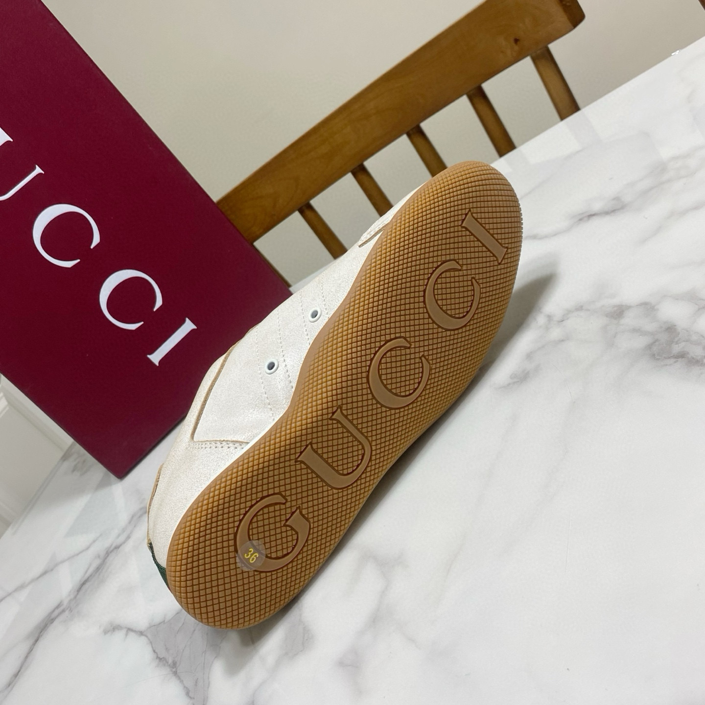 Gucci 구찌 Shift 시리즈 레트로 독일군 스니커즈 5