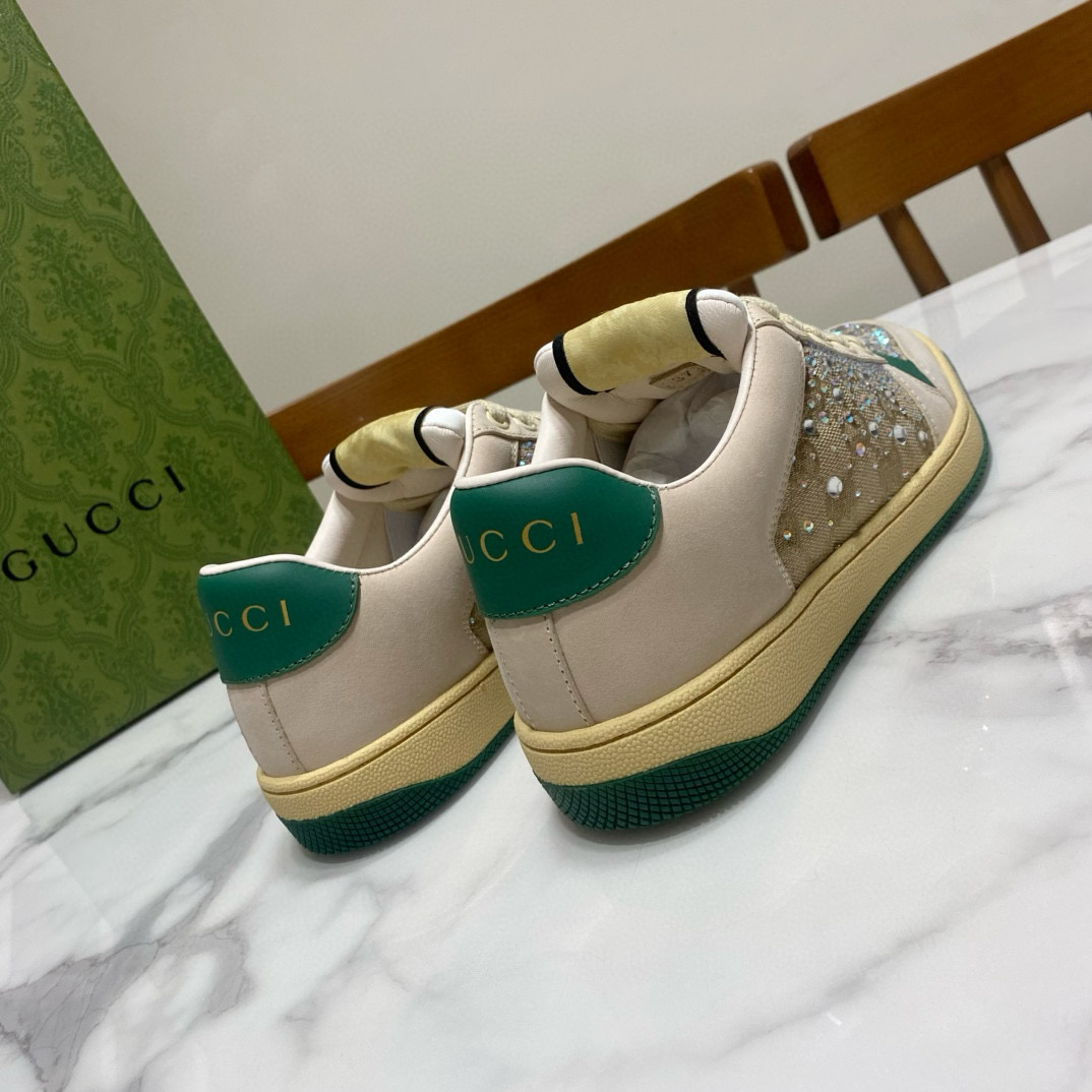 Gucci 구찌 블랙 스팽글 로고 스니커즈 3