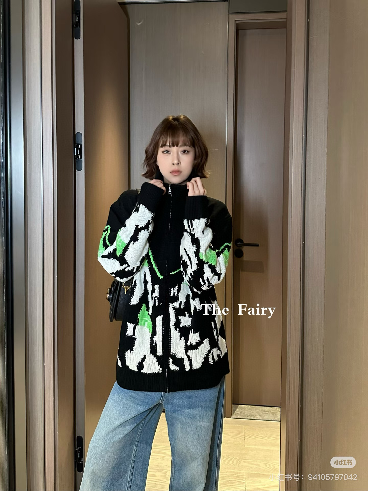 Gucci 구찌 그린 마운틴 패턴 집업 니트 가디건 4