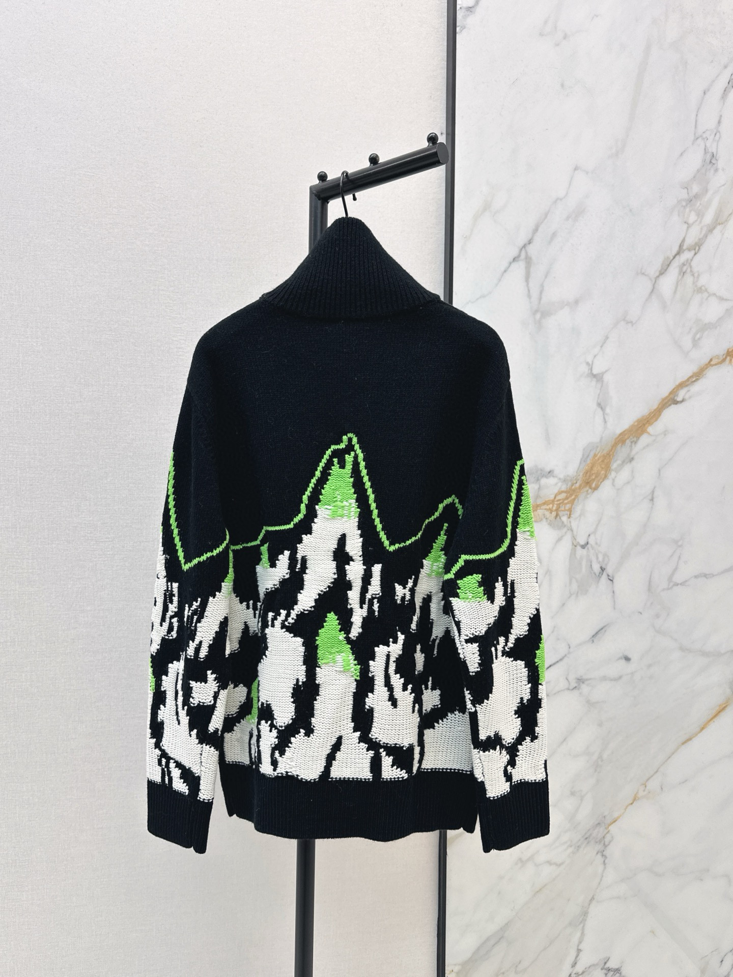 Gucci 구찌 그린 마운틴 패턴 집업 니트 가디건 17