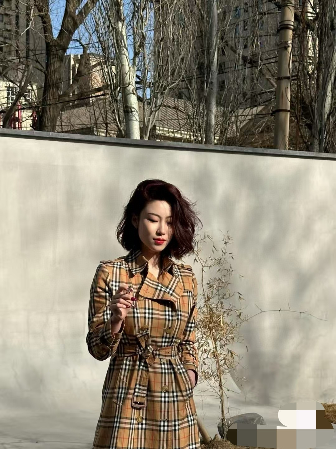 Burberry 버버리 빈티지 체크 더블브레스트 트렌치 코트 5