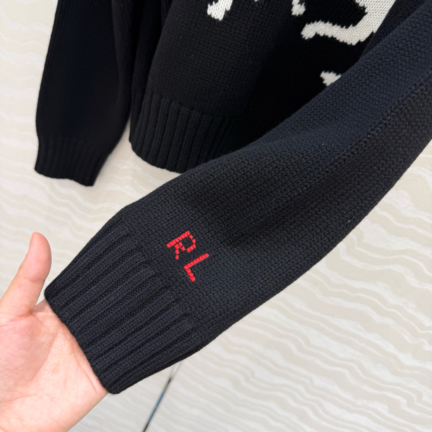 Ralph Lauren 폴로 자수 오버핏 니트 스웨터 8