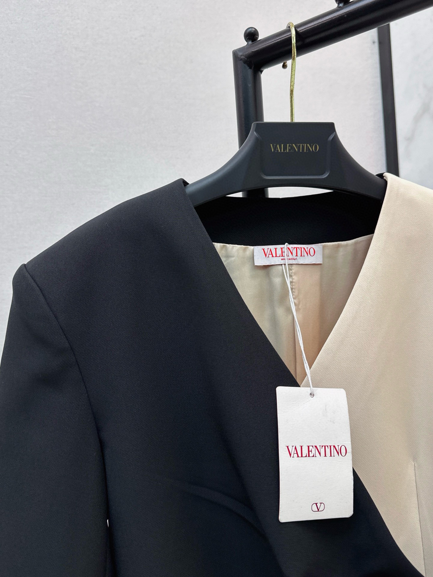 VALENTINO 발렌티노 배색 리본 랩 자켓 5