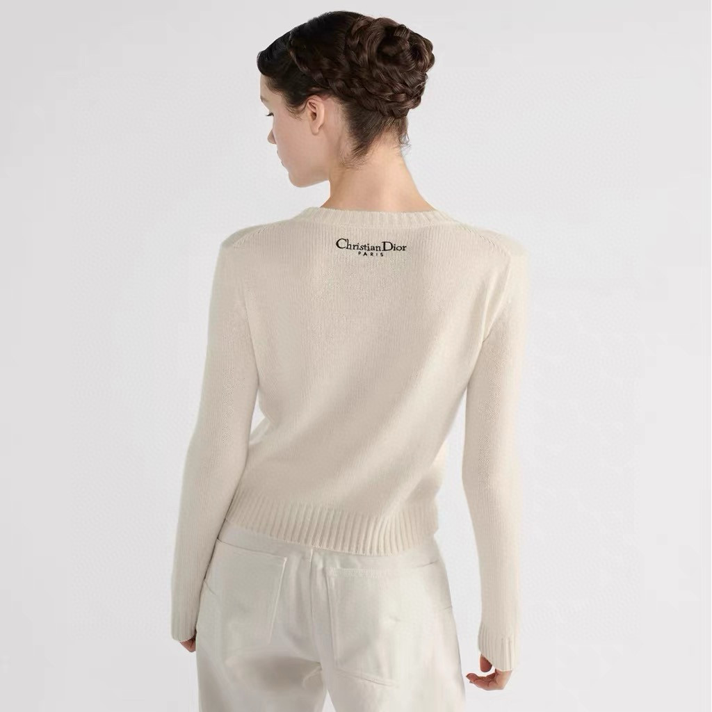 Dior 크리스찬 디올 스타 로고 자수 니트 스웨터 2