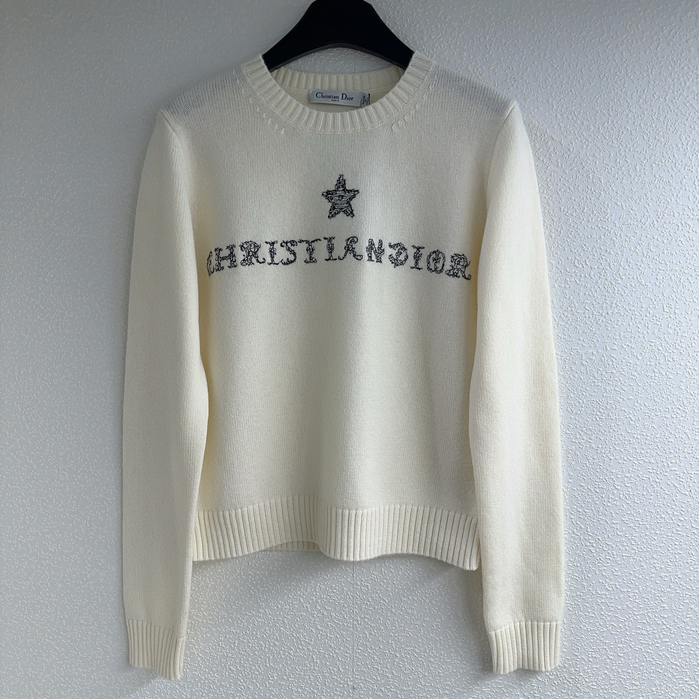Dior 크리스찬 디올 스타 로고 자수 니트 스웨터 7