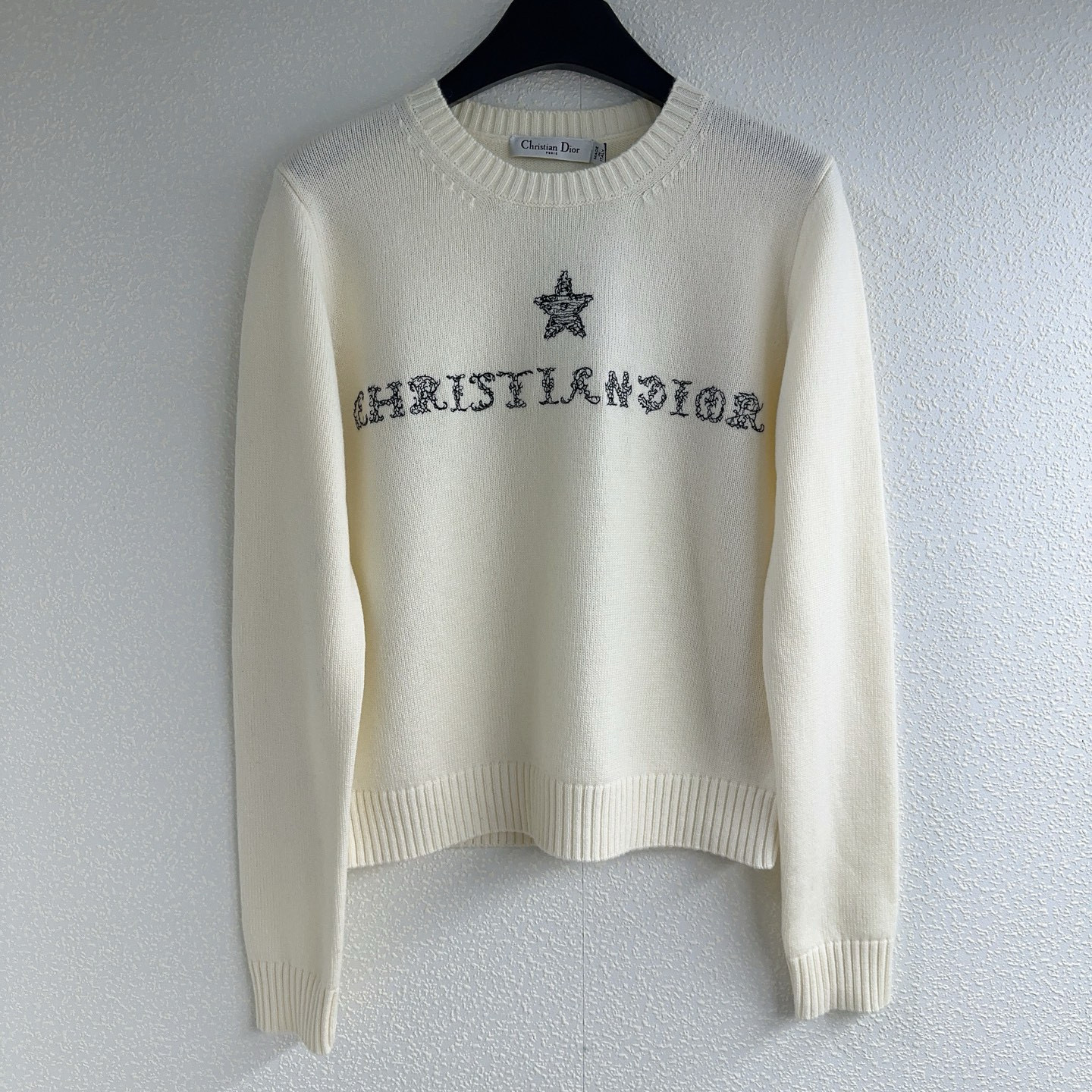 Dior 크리스찬 디올 스타 로고 자수 니트 스웨터 8