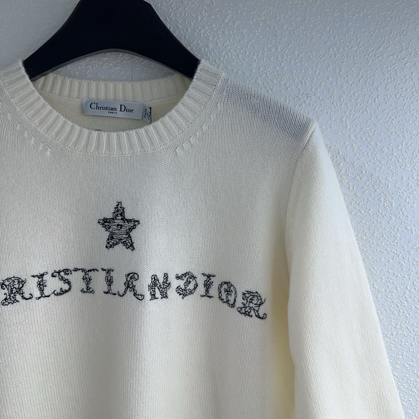 Dior 크리스찬 디올 스타 로고 자수 니트 스웨터 11
