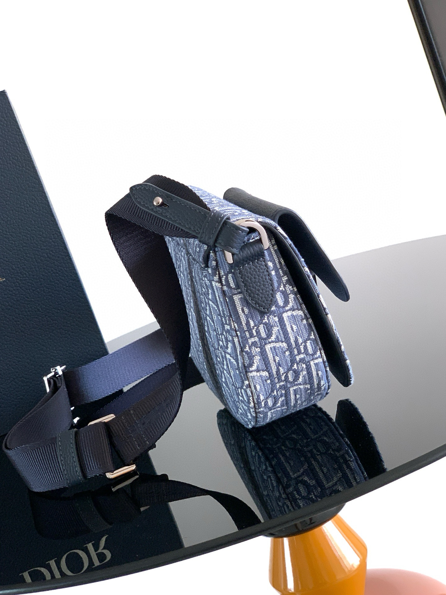 Dior 디올 오블리크 캔버스 남성 마그네틱 새들백 3