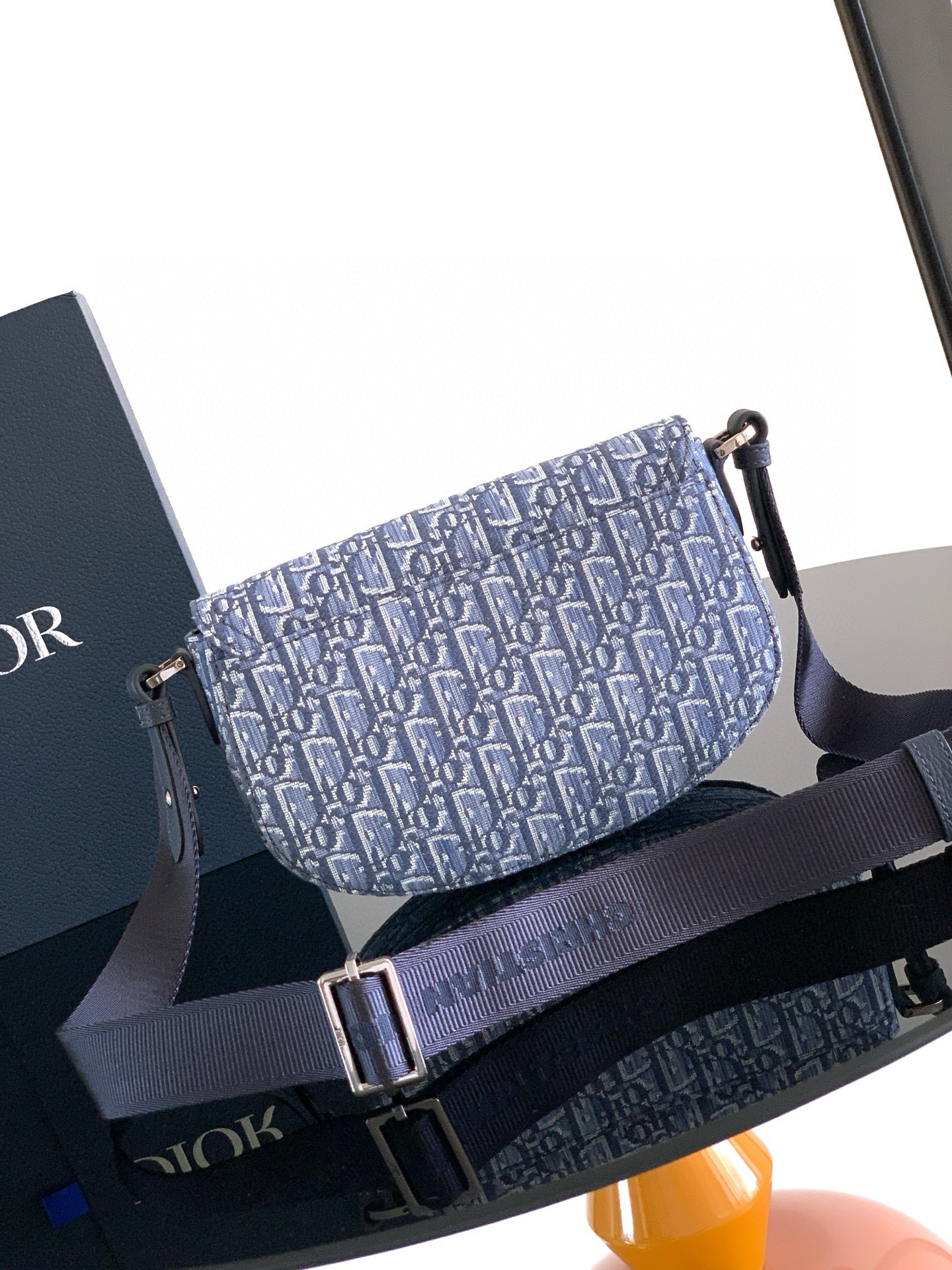 Dior 디올 오블리크 캔버스 남성 마그네틱 새들백 4