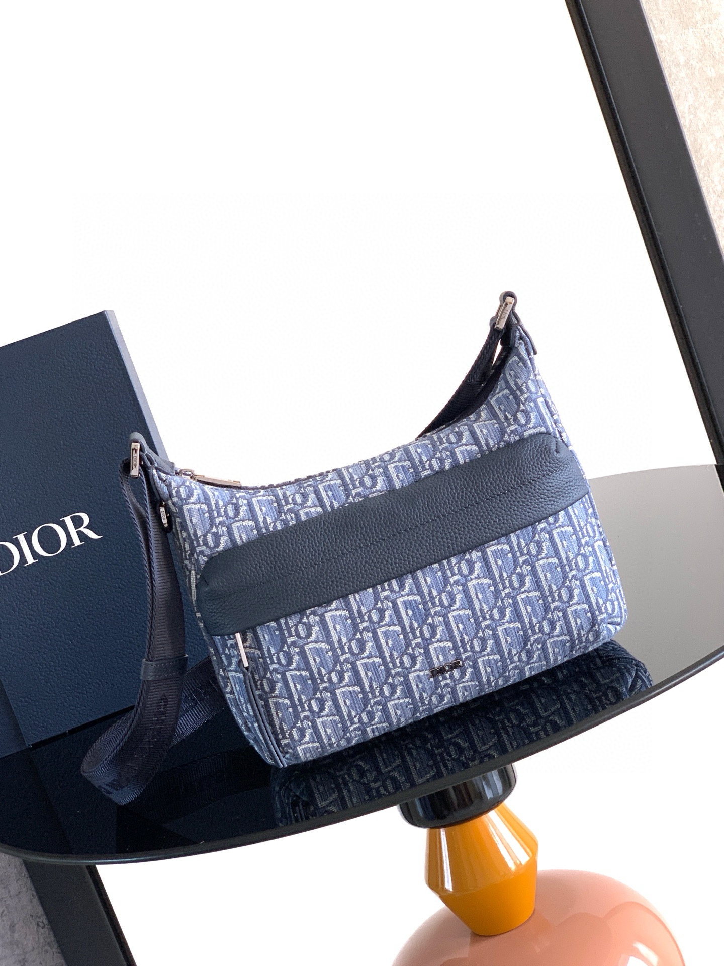Dior 디올 Rider Soft 오블리크 자카드 스몰 크로스바디 백 2