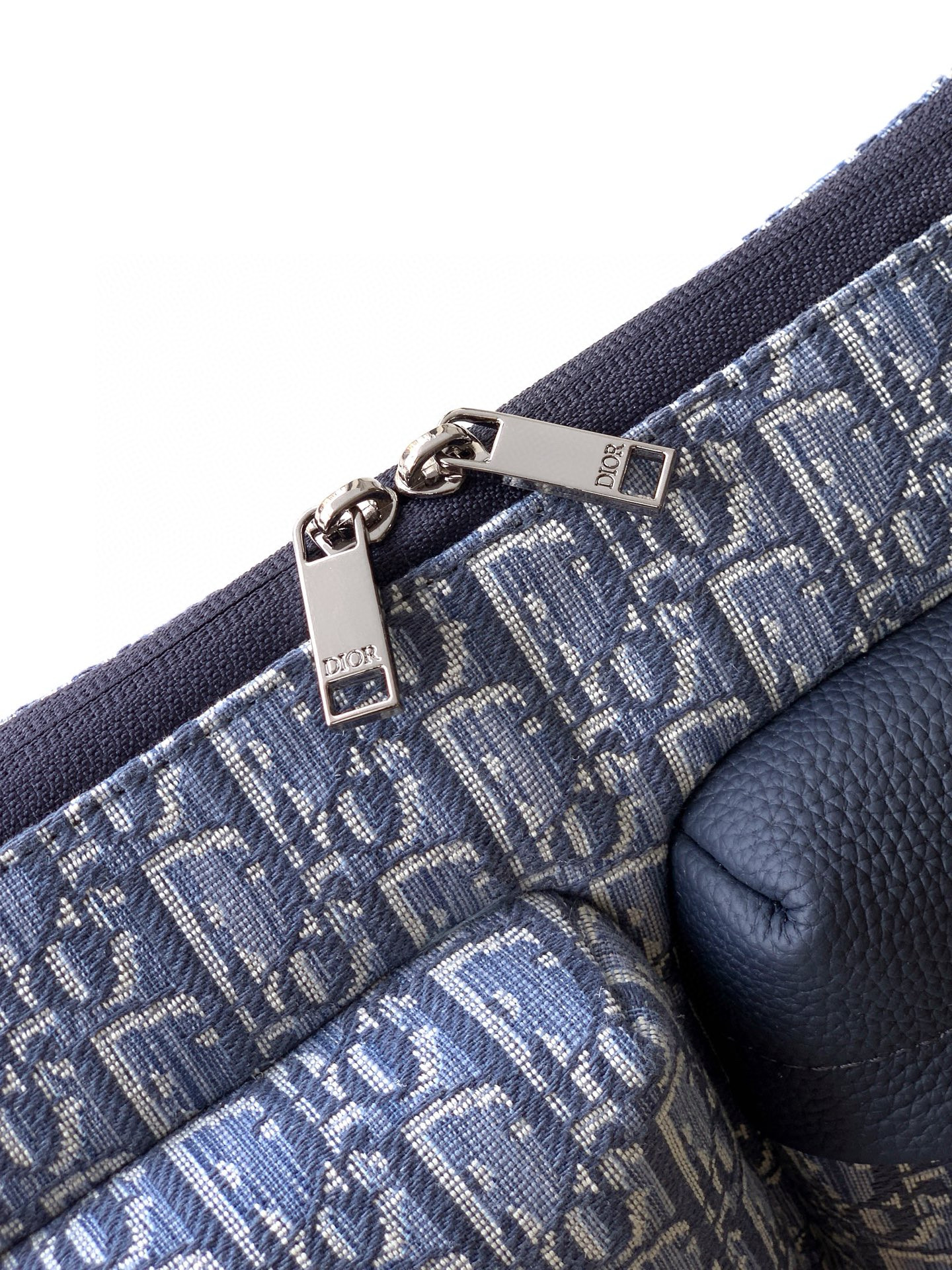 Christian Dior 라이더 소프트 오블리크 블루 메신저백 5