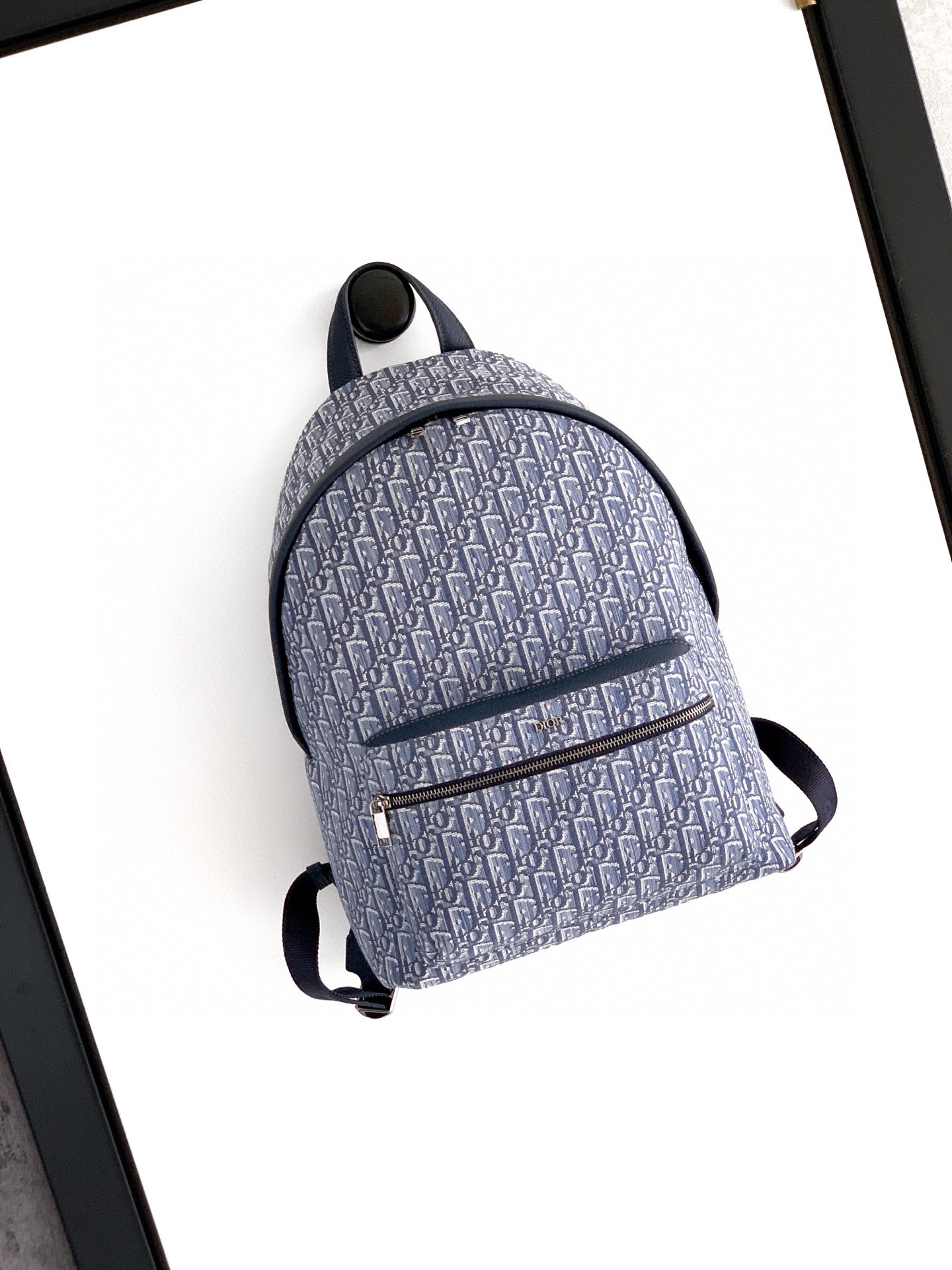 Dior 디올 Rider 블루 오블리크 백팩 1