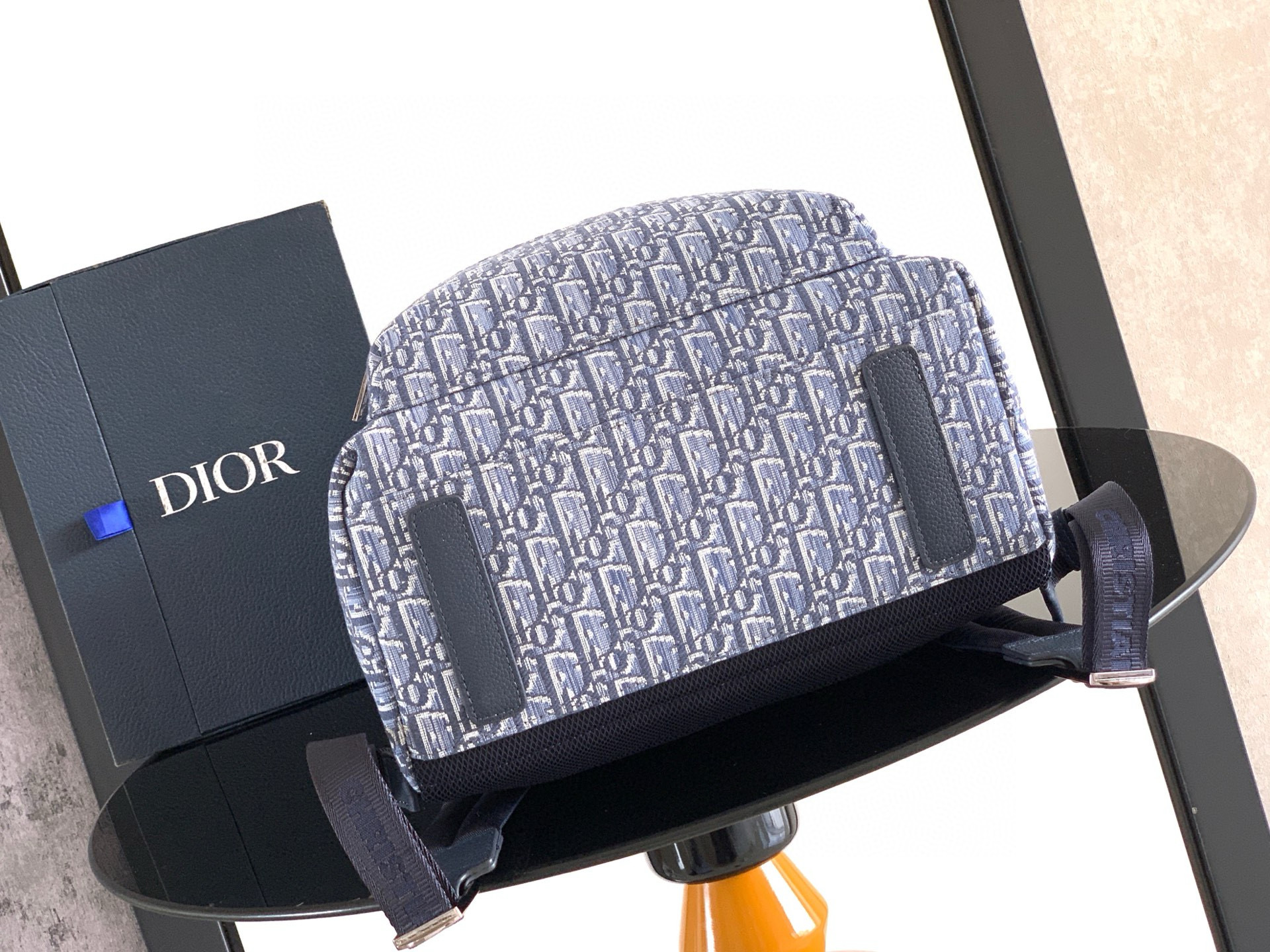 Dior 디올 Rider 블루 오블리크 백팩 5