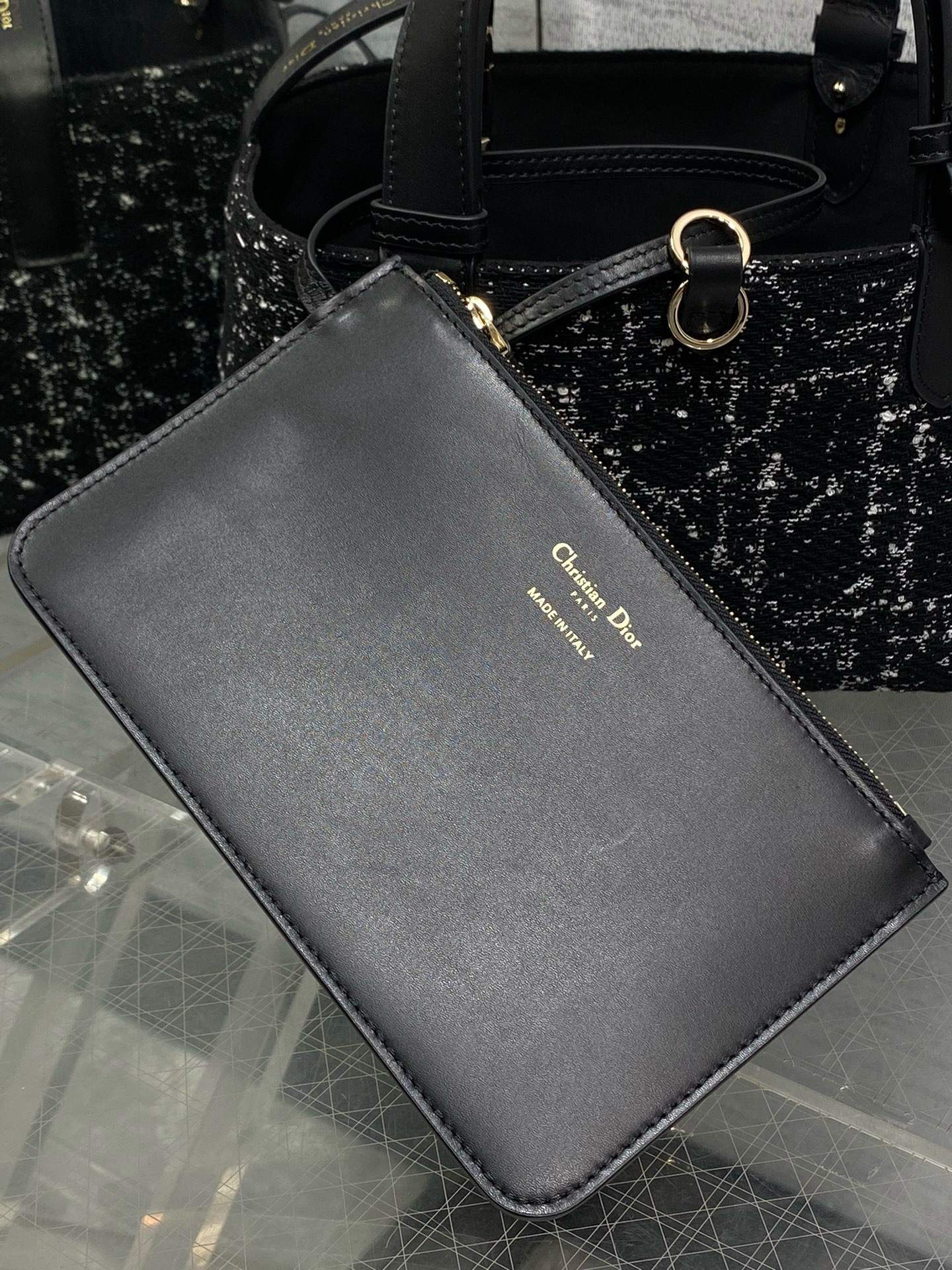 Dior Toujours 디올 투쥬르 트위드 스몰 토트백 15