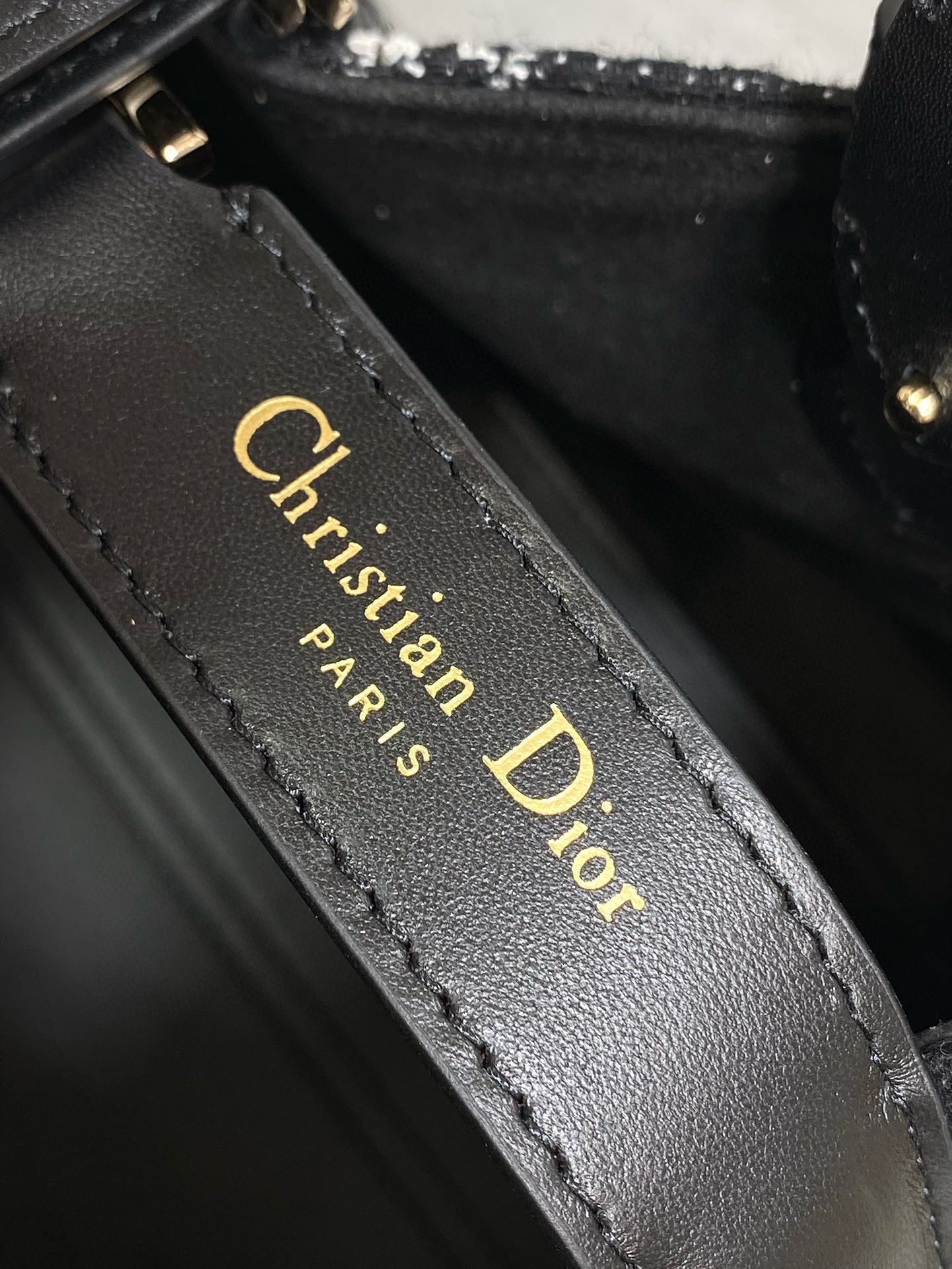 Christian Dior 투쥬르 중형 트위드 토트백 5