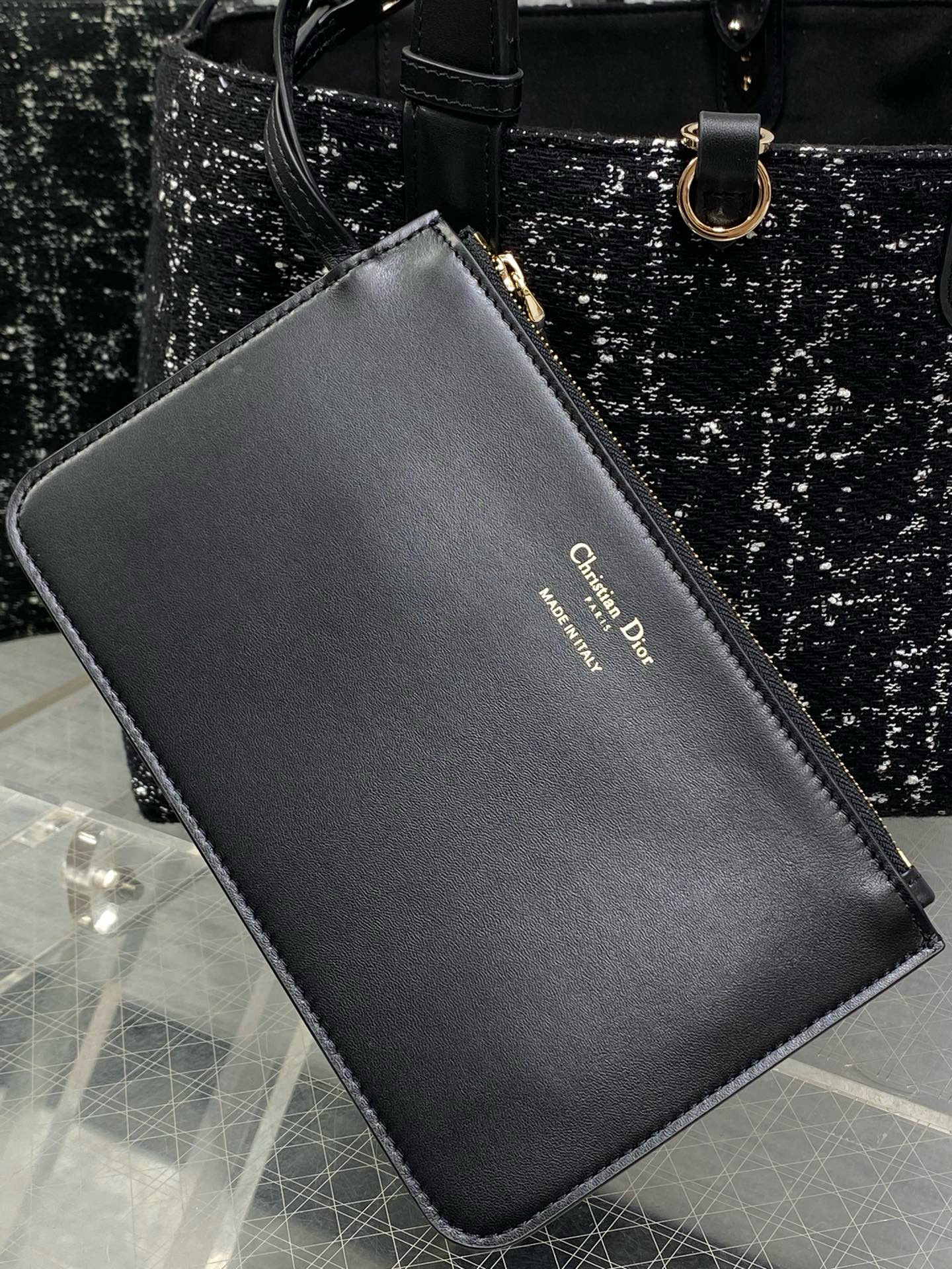 Christian Dior 투쥬르 중형 트위드 토트백 15