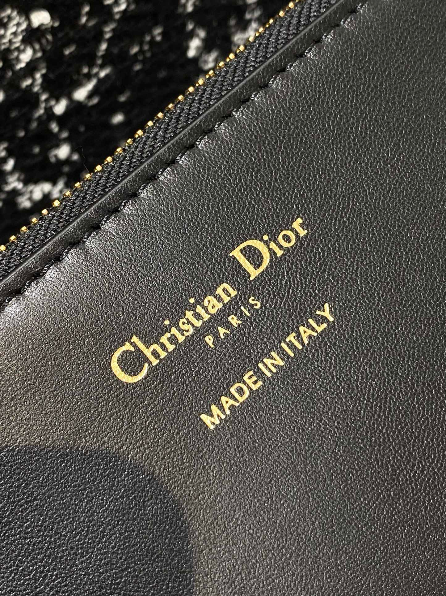 Christian Dior 투쥬르 중형 트위드 토트백 16
