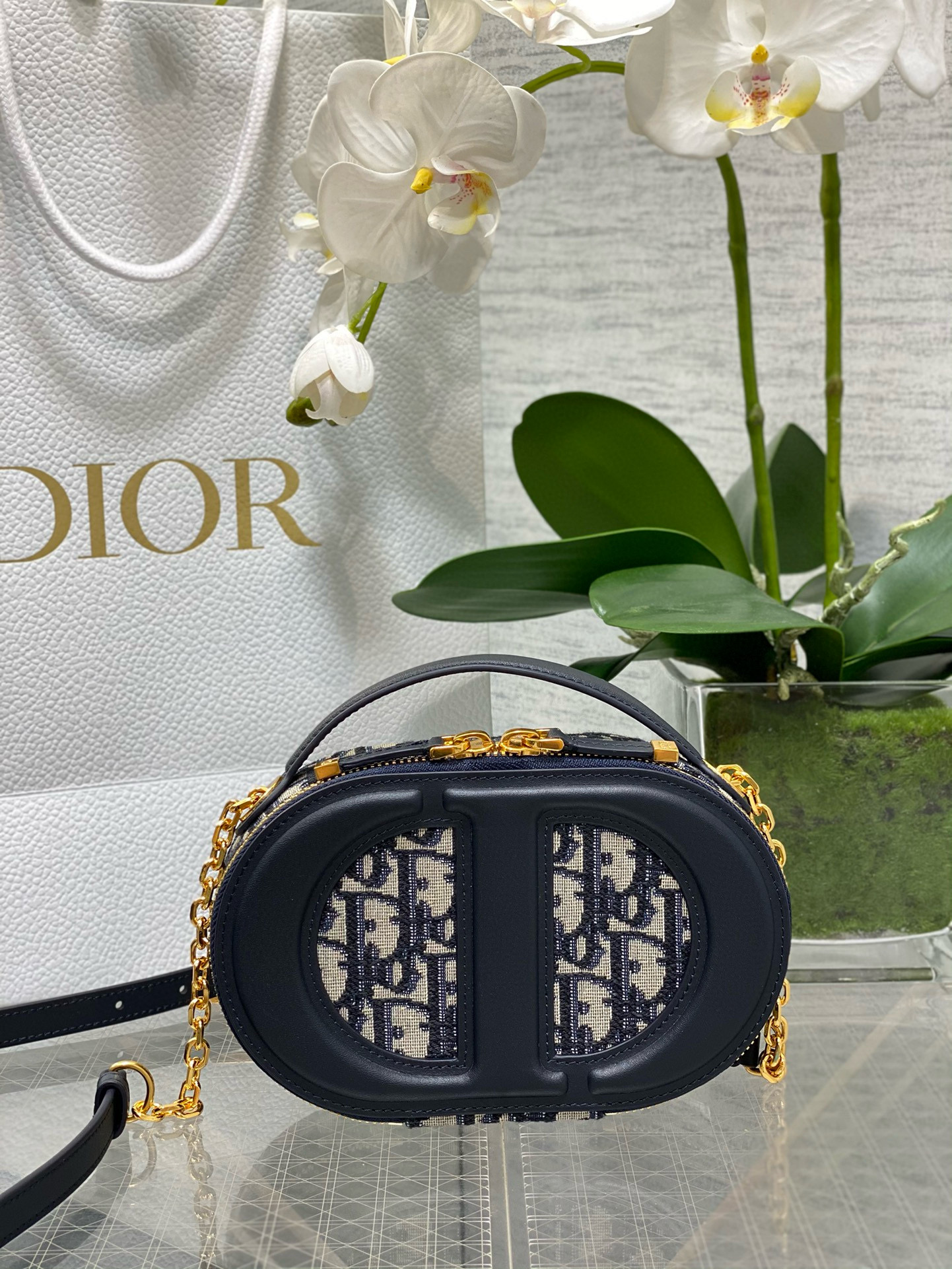 Dior 디올 Signature 오블리크 타원 카메라 백 3