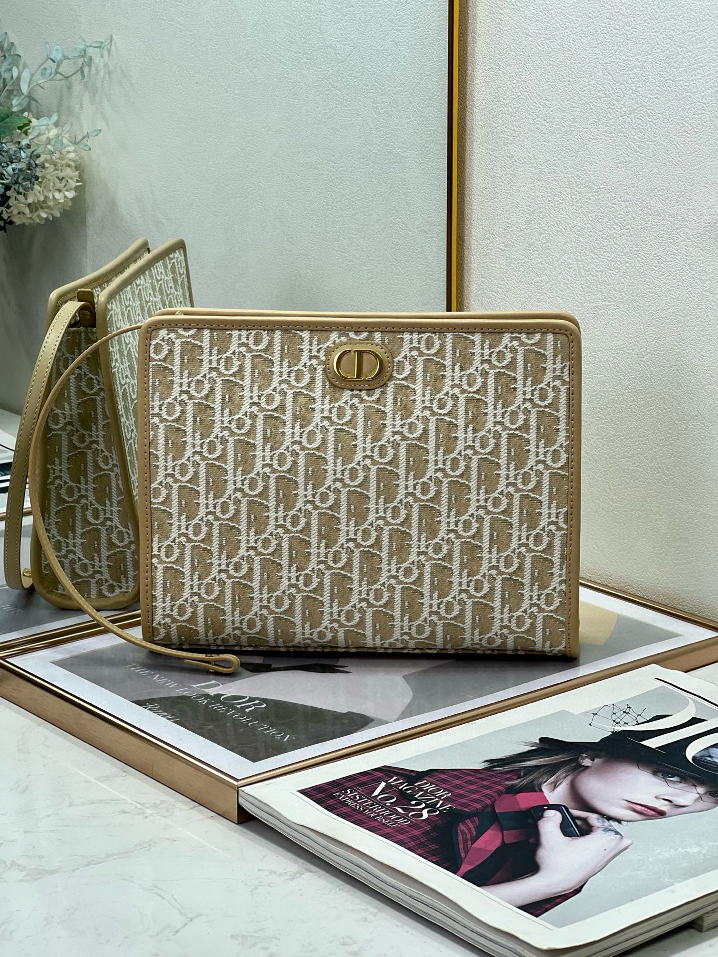 Dior 디올 캔버스 핸드 클러치백 2